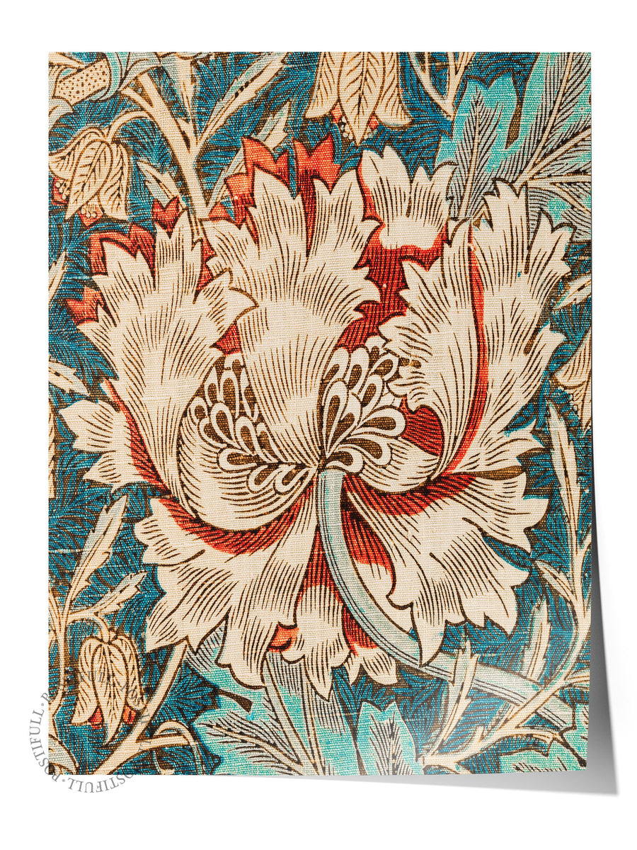 William Morris Poster No:23 Modern Sanat Poster - Sanat Dekor Serisi - Duvar Tablosu, HD Baskı