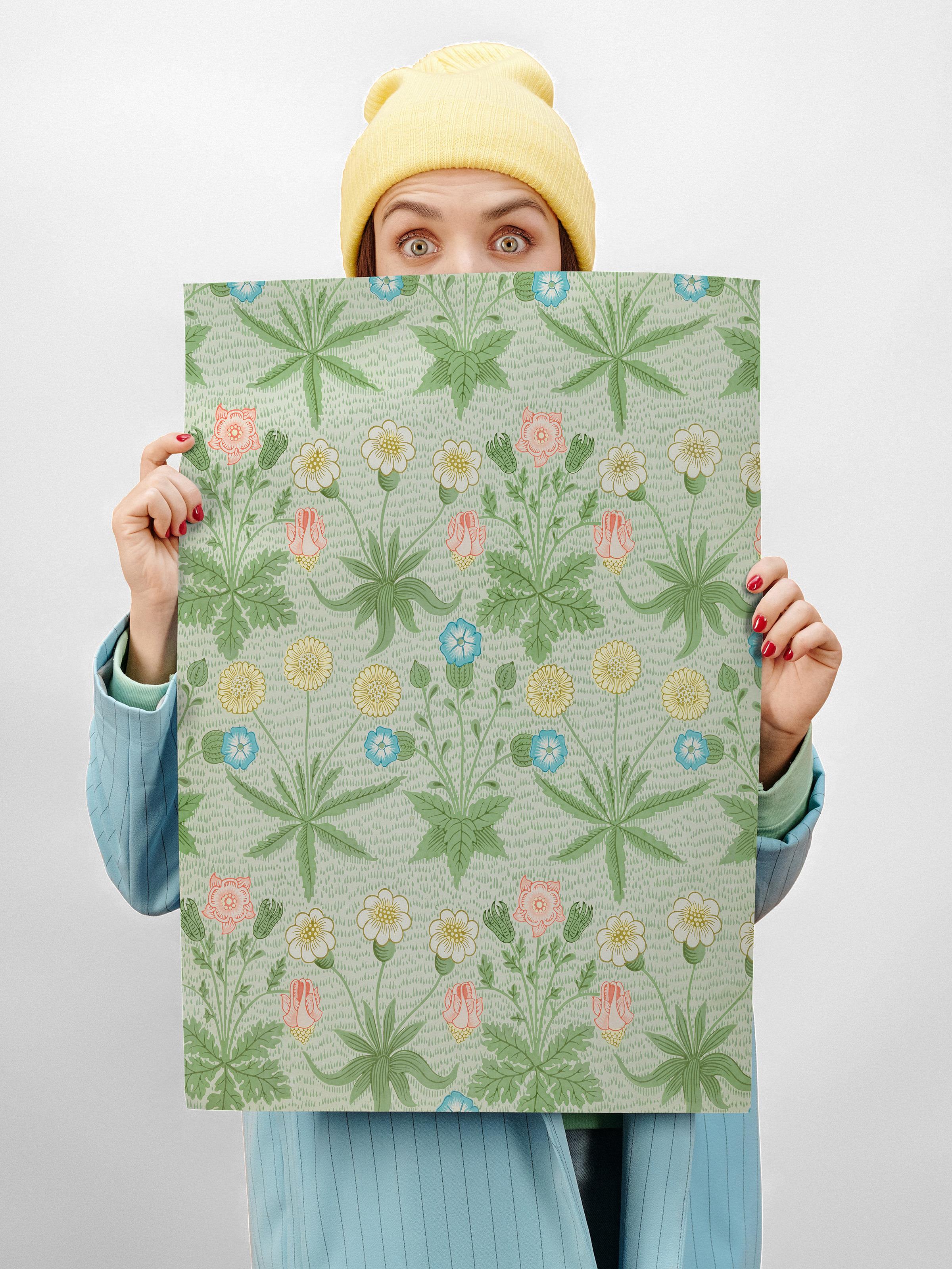 William Morris Poster No:24 Modern Sanat Poster - Sanat Dekor Serisi - Duvar Tablosu, HD Baskı