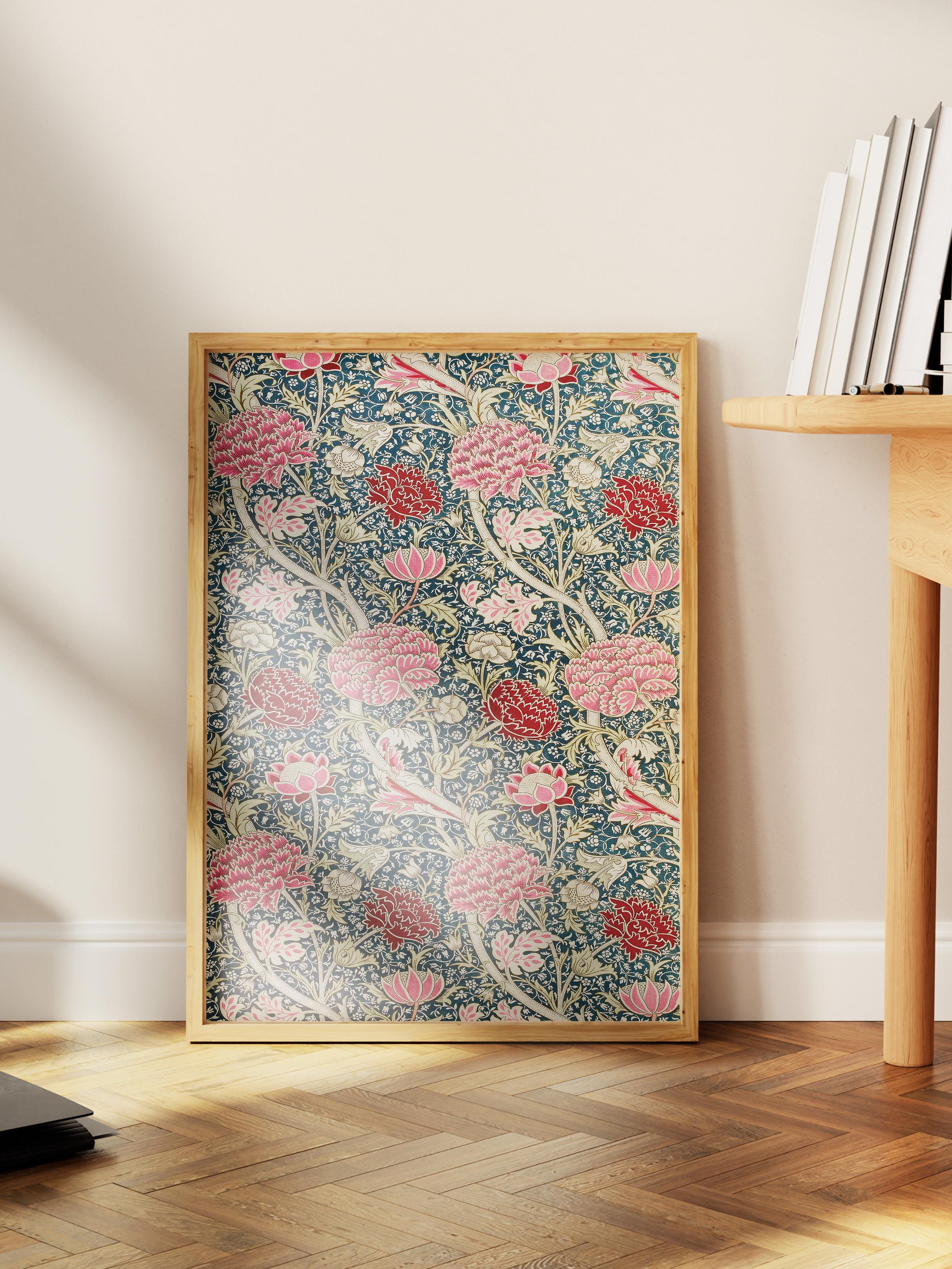 William Morris Poster No:27 Modern Sanat Poster - Sanat Dekor Serisi - Duvar Tablosu, HD Baskı