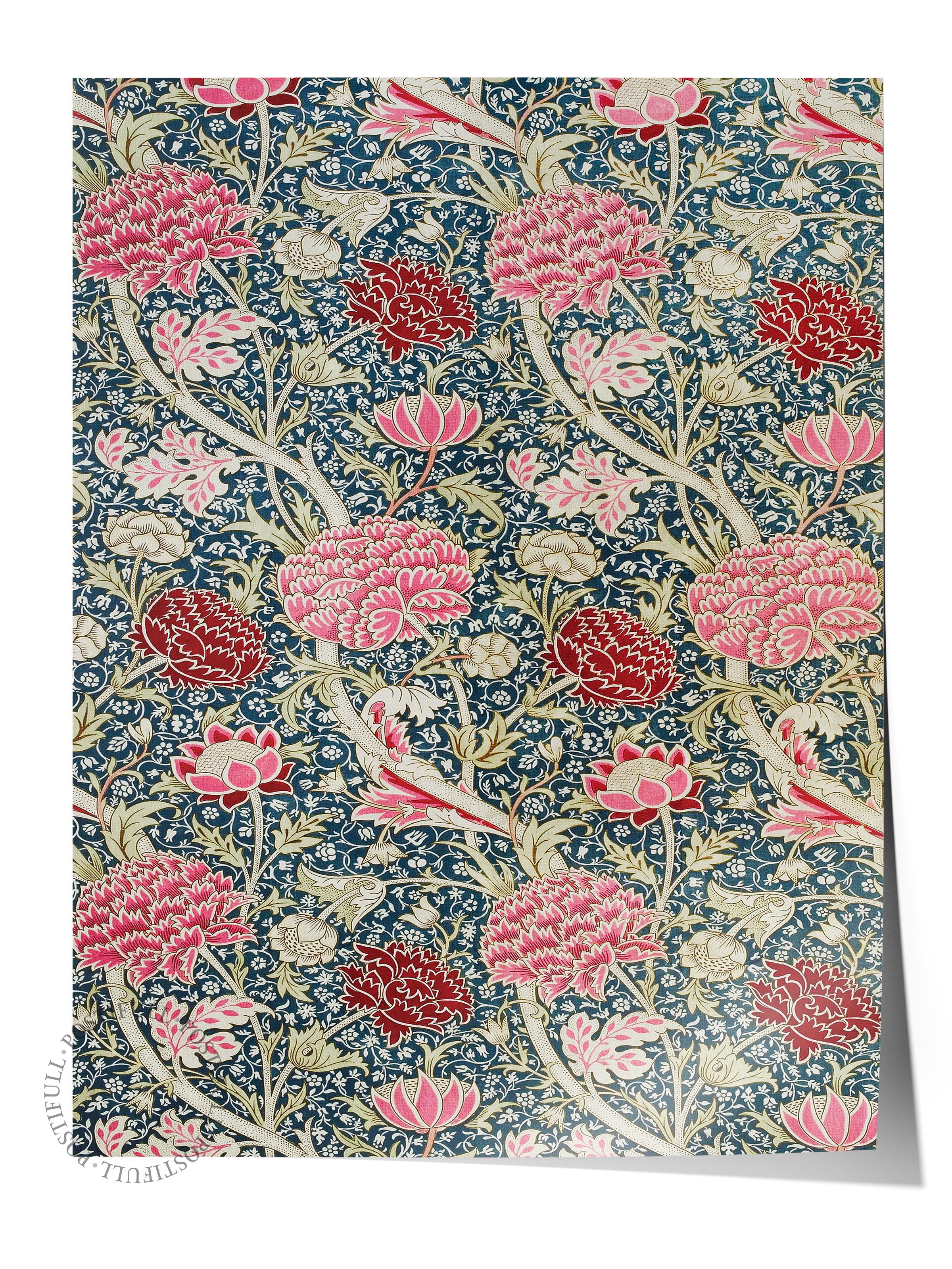 William Morris Poster No:27 Modern Sanat Poster - Sanat Dekor Serisi - Duvar Tablosu, HD Baskı