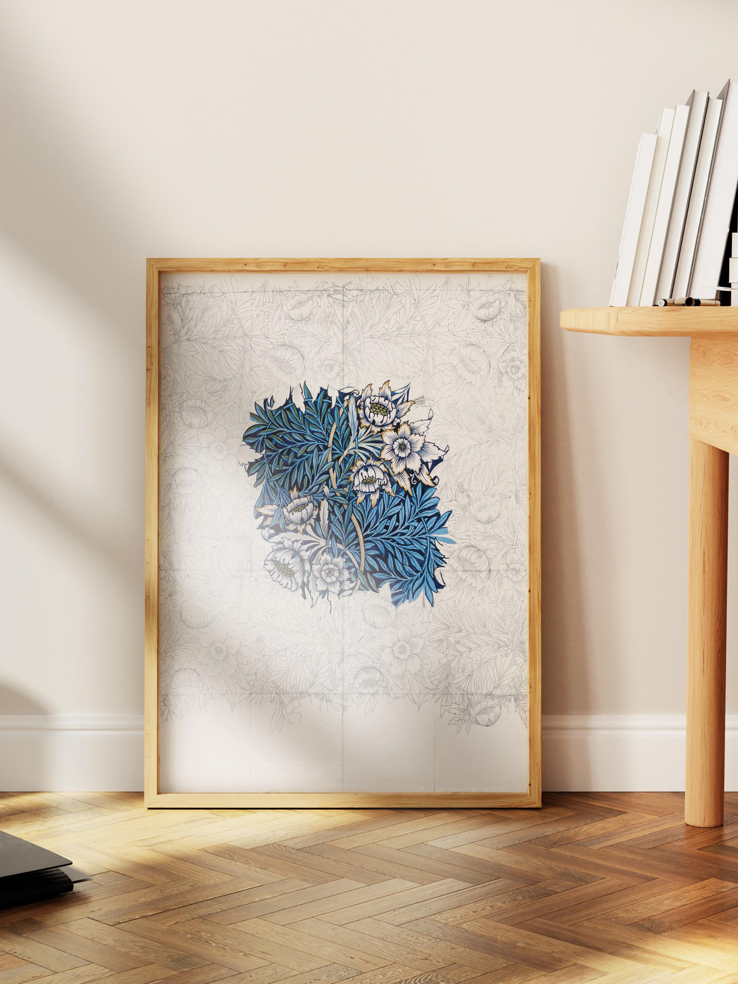 William Morris Poster No:29 Modern Sanat Poster - Sanat Dekor Serisi - Duvar Tablosu, HD Baskı