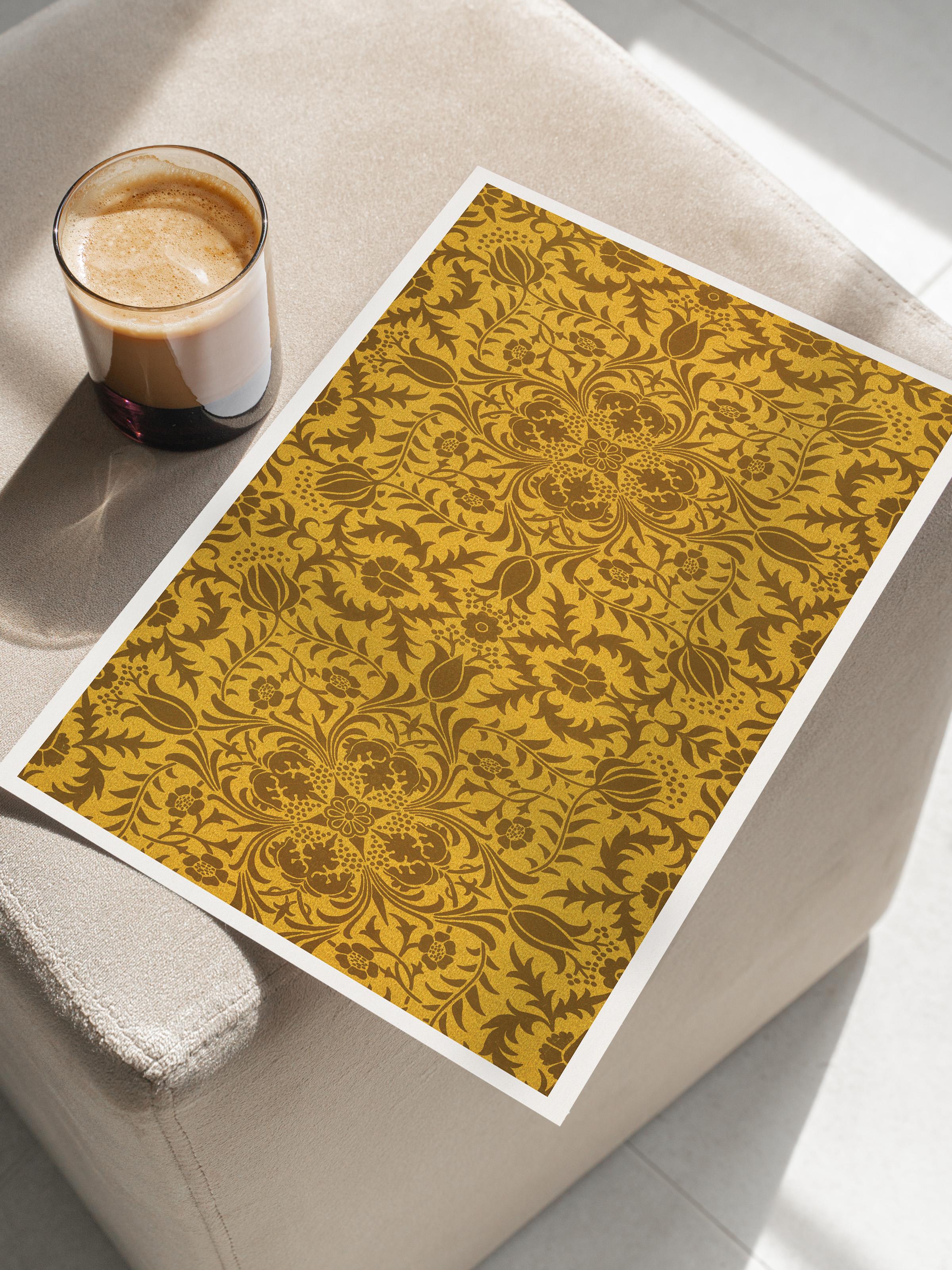 William Morris Poster No:33 Modern Sanat Poster - Sanat Dekor Serisi - Duvar Tablosu, HD Baskı