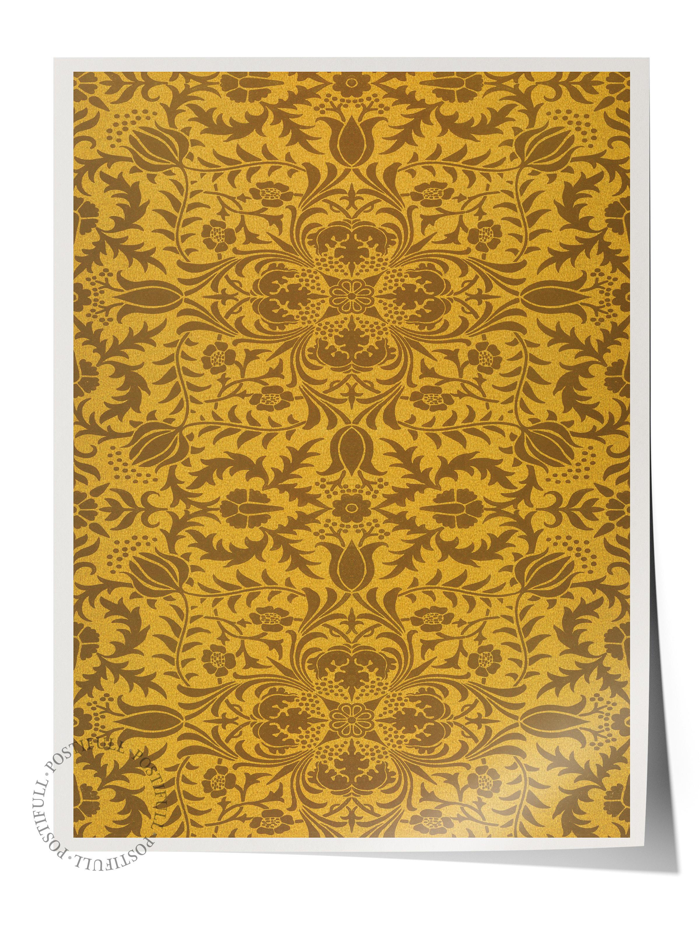 William Morris Poster No:33 Modern Sanat Poster - Sanat Dekor Serisi - Duvar Tablosu, HD Baskı