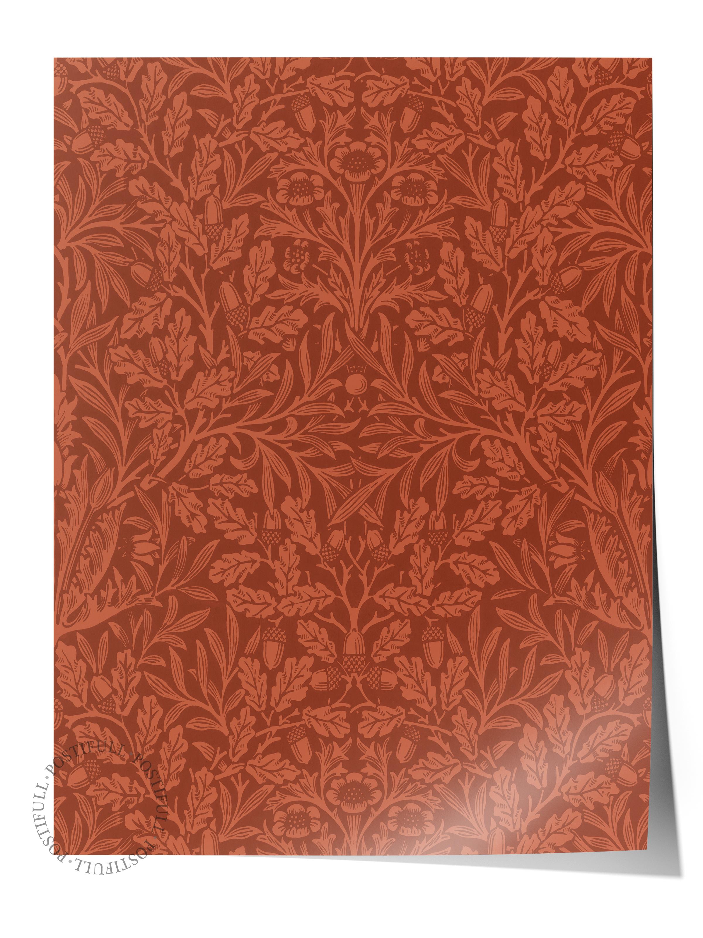 William Morris Poster No:34 Modern Sanat Poster - Sanat Dekor Serisi - Duvar Tablosu, HD Baskı