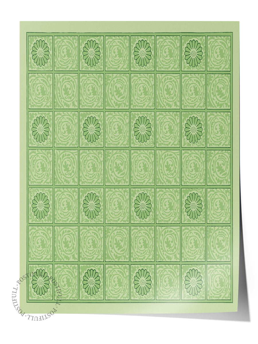 William Morris Poster No:35 Modern Sanat Poster - Sanat Dekor Serisi - Duvar Tablosu, HD Baskı