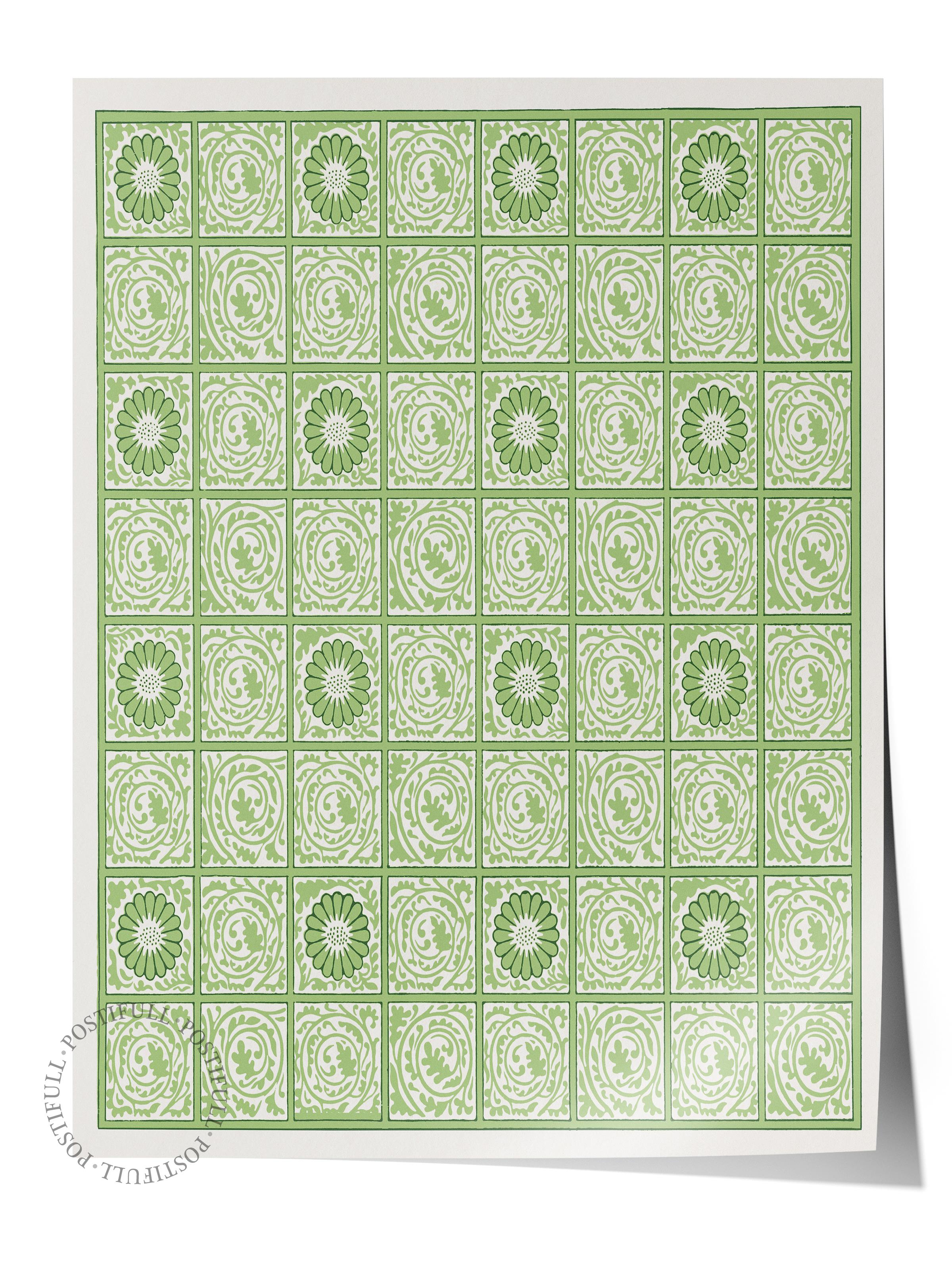 William Morris Poster No:36 Modern Sanat Poster - Sanat Dekor Serisi - Duvar Tablosu, HD Baskı