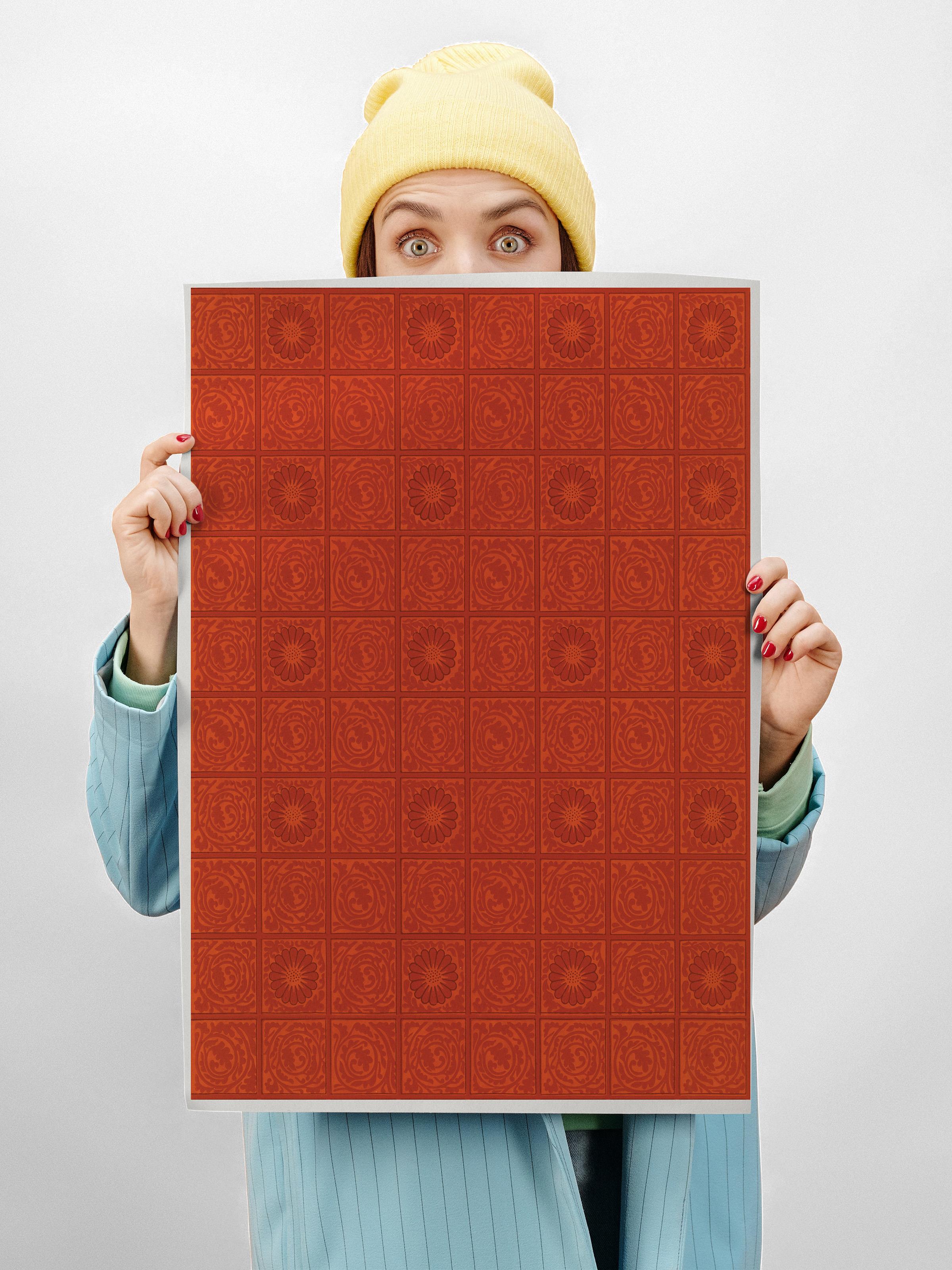 William Morris Poster No:37 Modern Sanat Poster - Sanat Dekor Serisi - Duvar Tablosu, HD Baskı