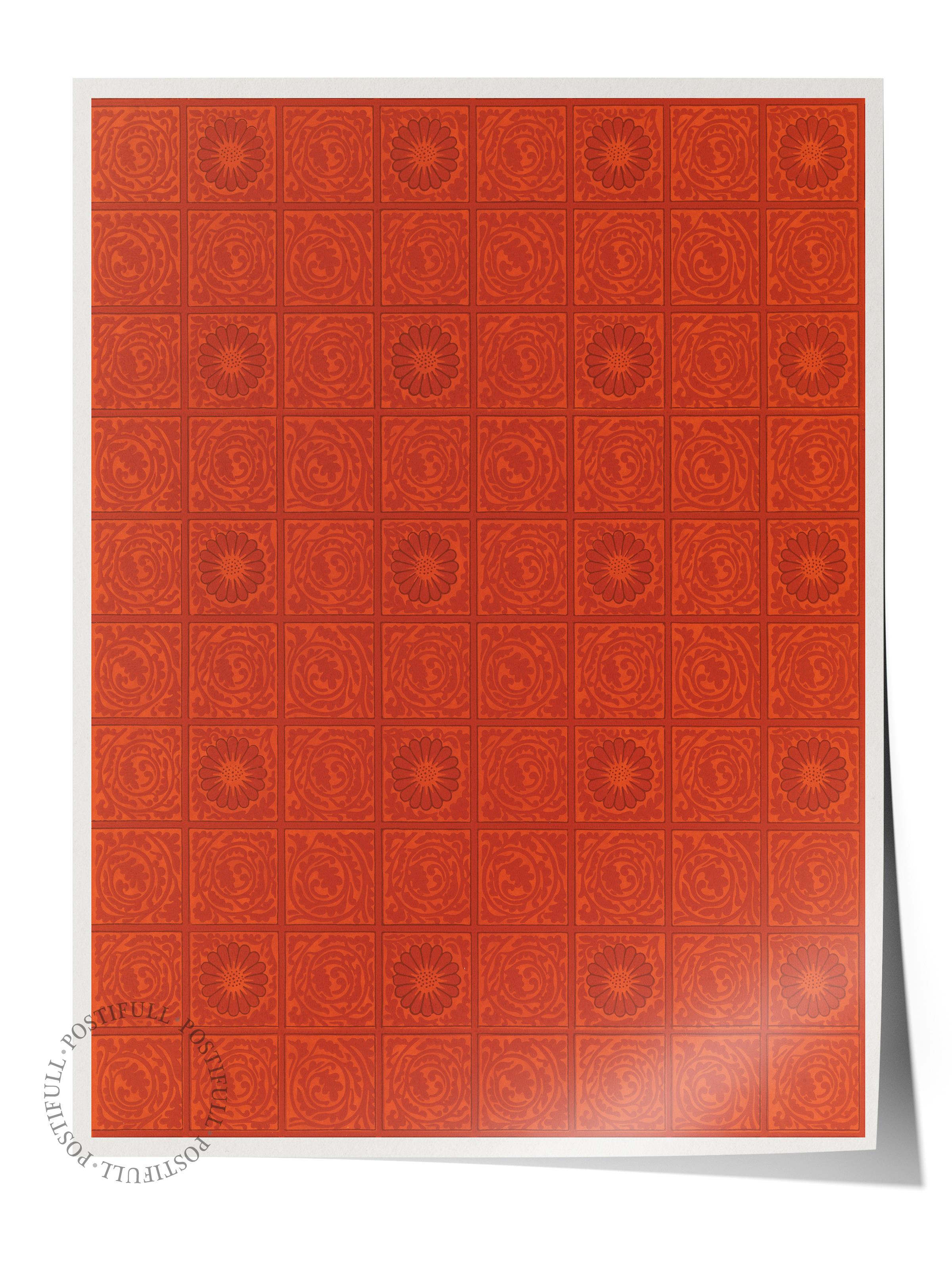 William Morris Poster No:37 Modern Sanat Poster - Sanat Dekor Serisi - Duvar Tablosu, HD Baskı