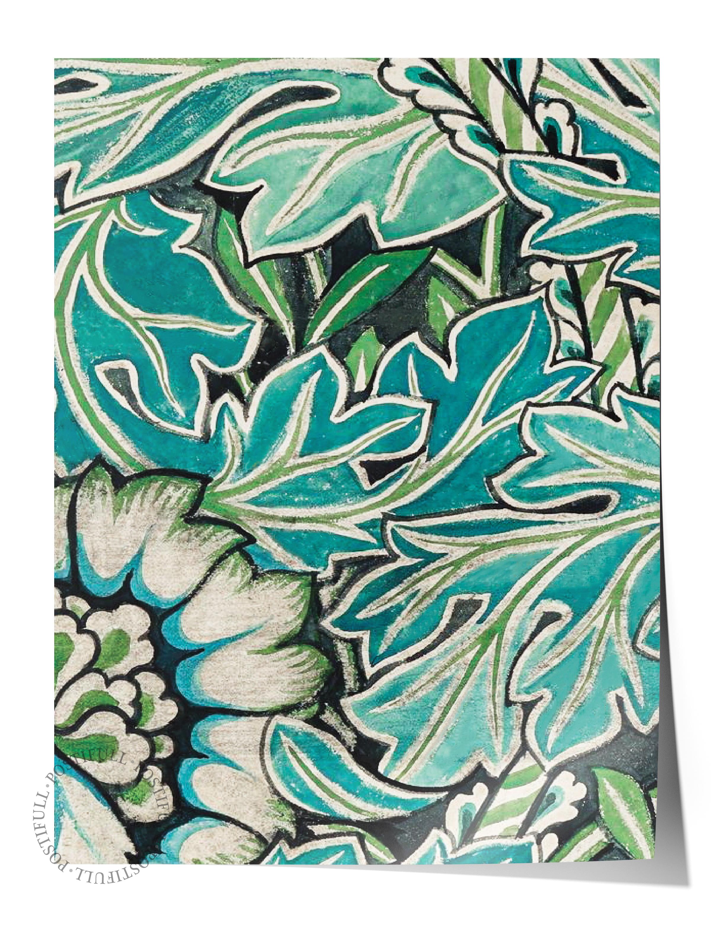 William Morris Poster No:39 Modern Sanat Poster - Sanat Dekor Serisi - Duvar Tablosu, HD Baskı
