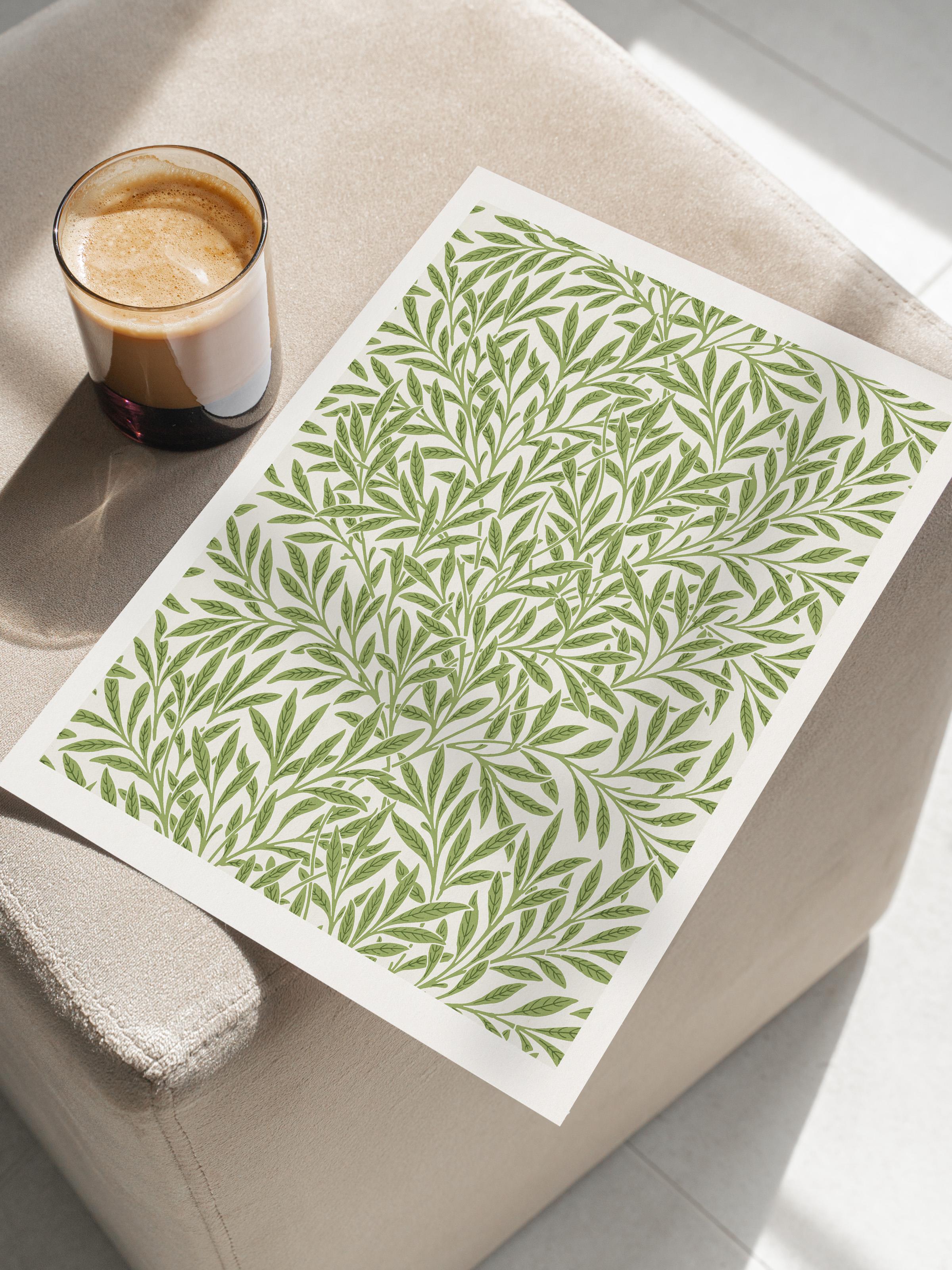 William Morris Poster No:4 Modern Sanat Poster - Sanat Dekor Serisi - Duvar Tablosu, HD Baskı