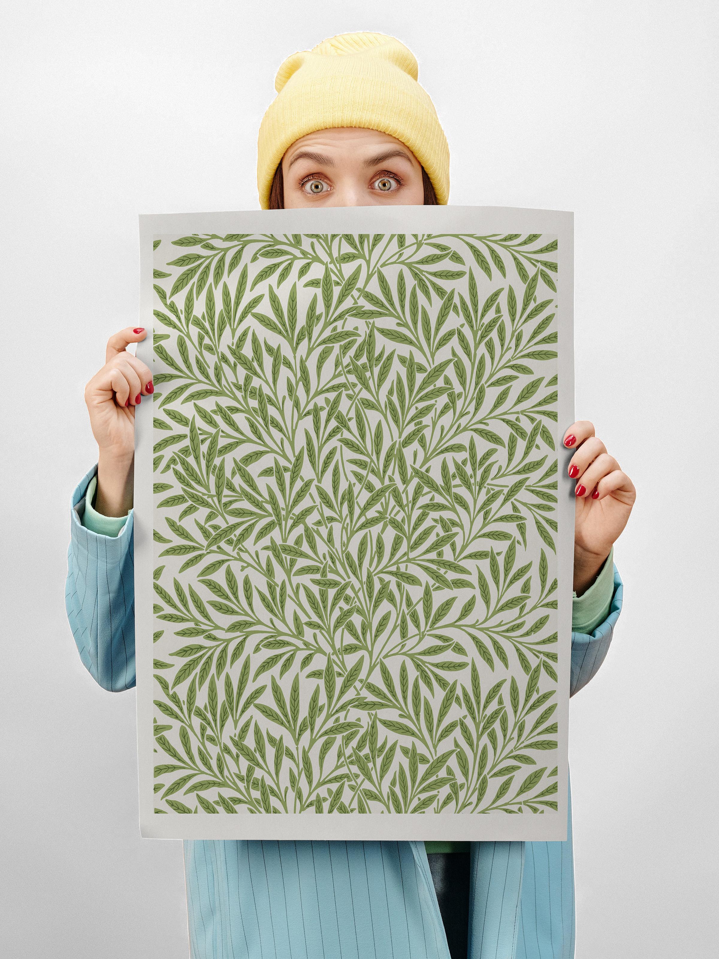 William Morris Poster No:4 Modern Sanat Poster - Sanat Dekor Serisi - Duvar Tablosu, HD Baskı