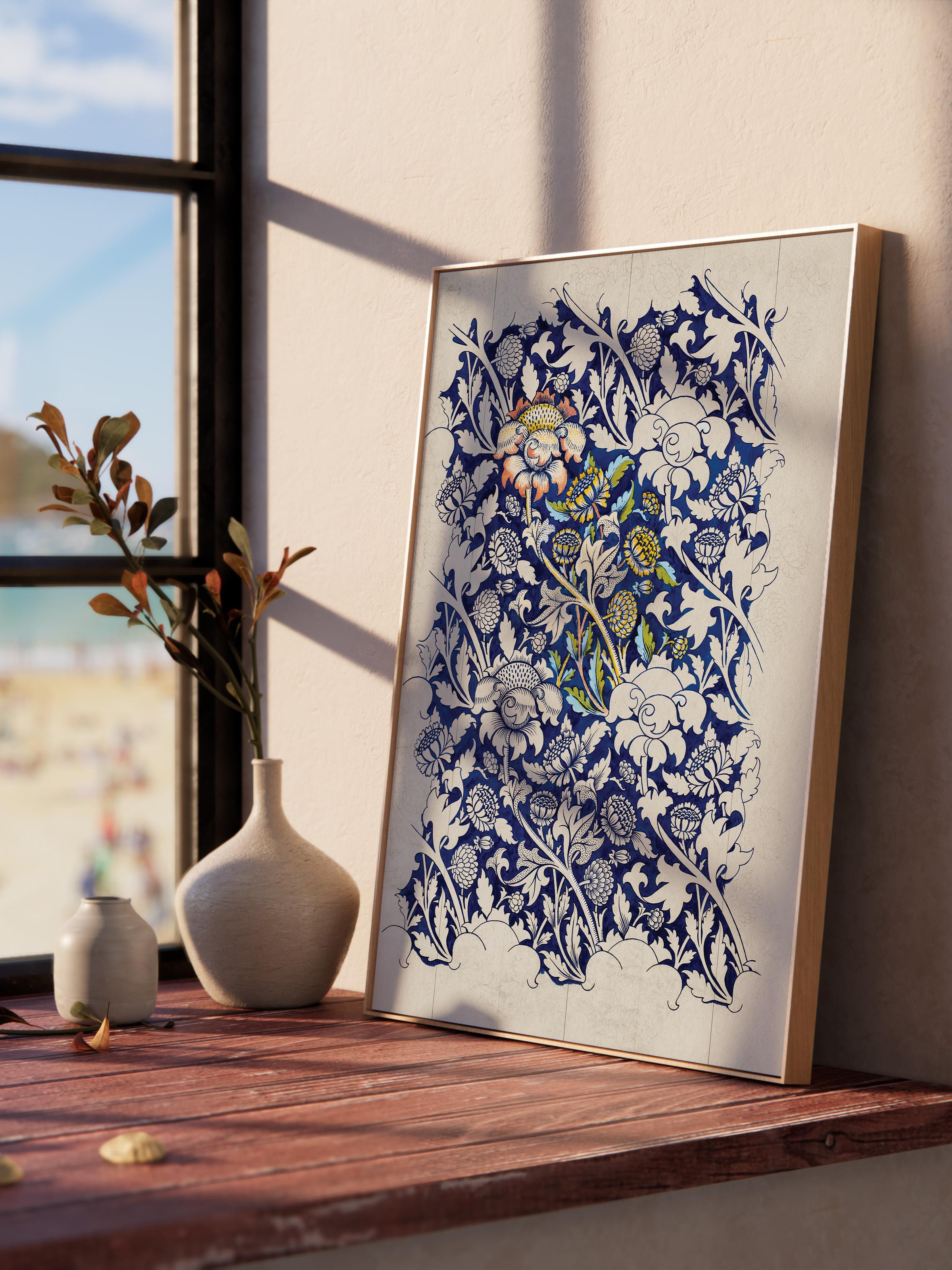 William Morris Poster No:5 Modern Sanat Poster - Sanat Dekor Serisi - Duvar Tablosu, HD Baskı