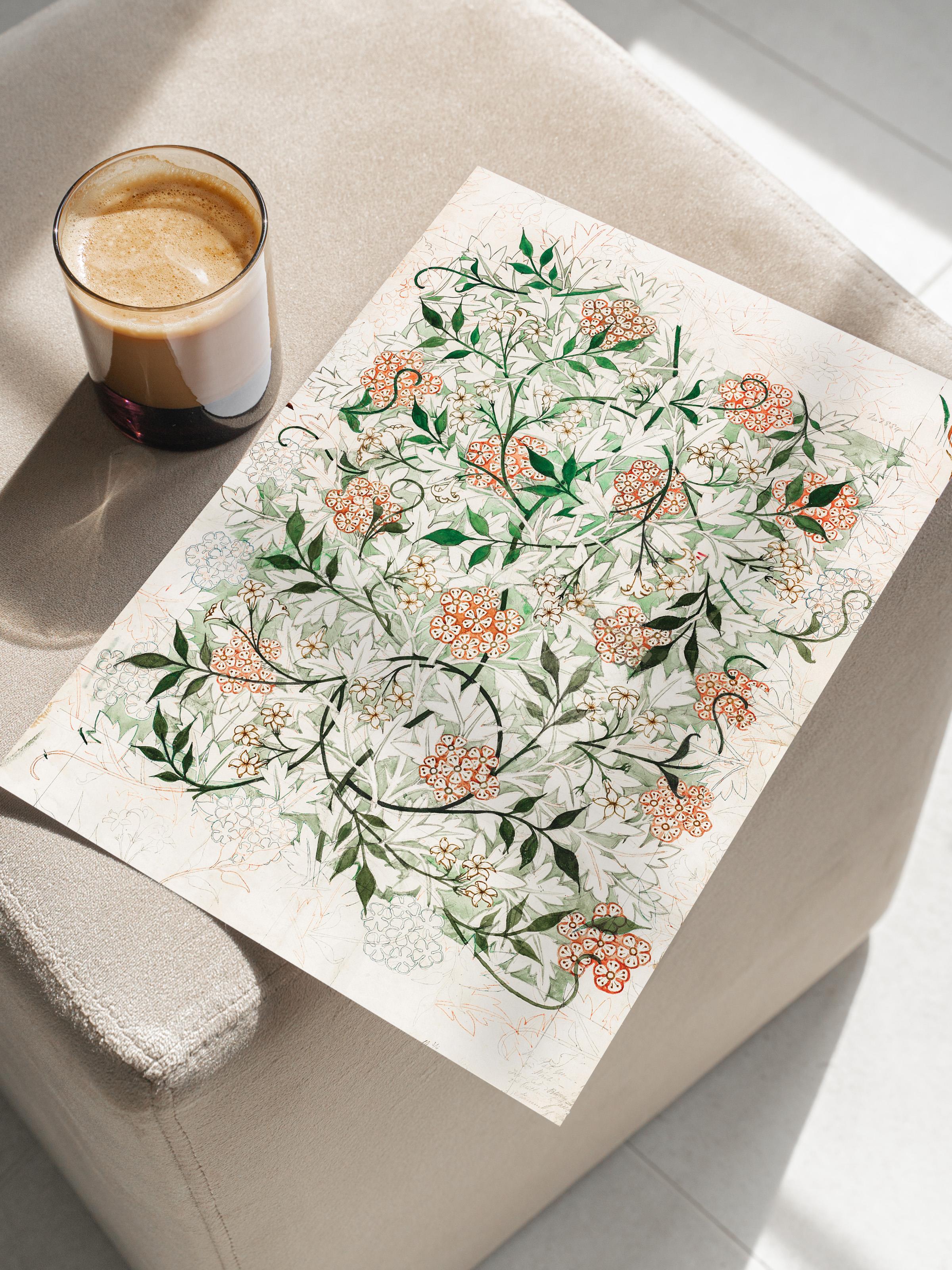 William Morris Poster No:6 Modern Sanat Poster - Sanat Dekor Serisi - Duvar Tablosu, HD Baskı