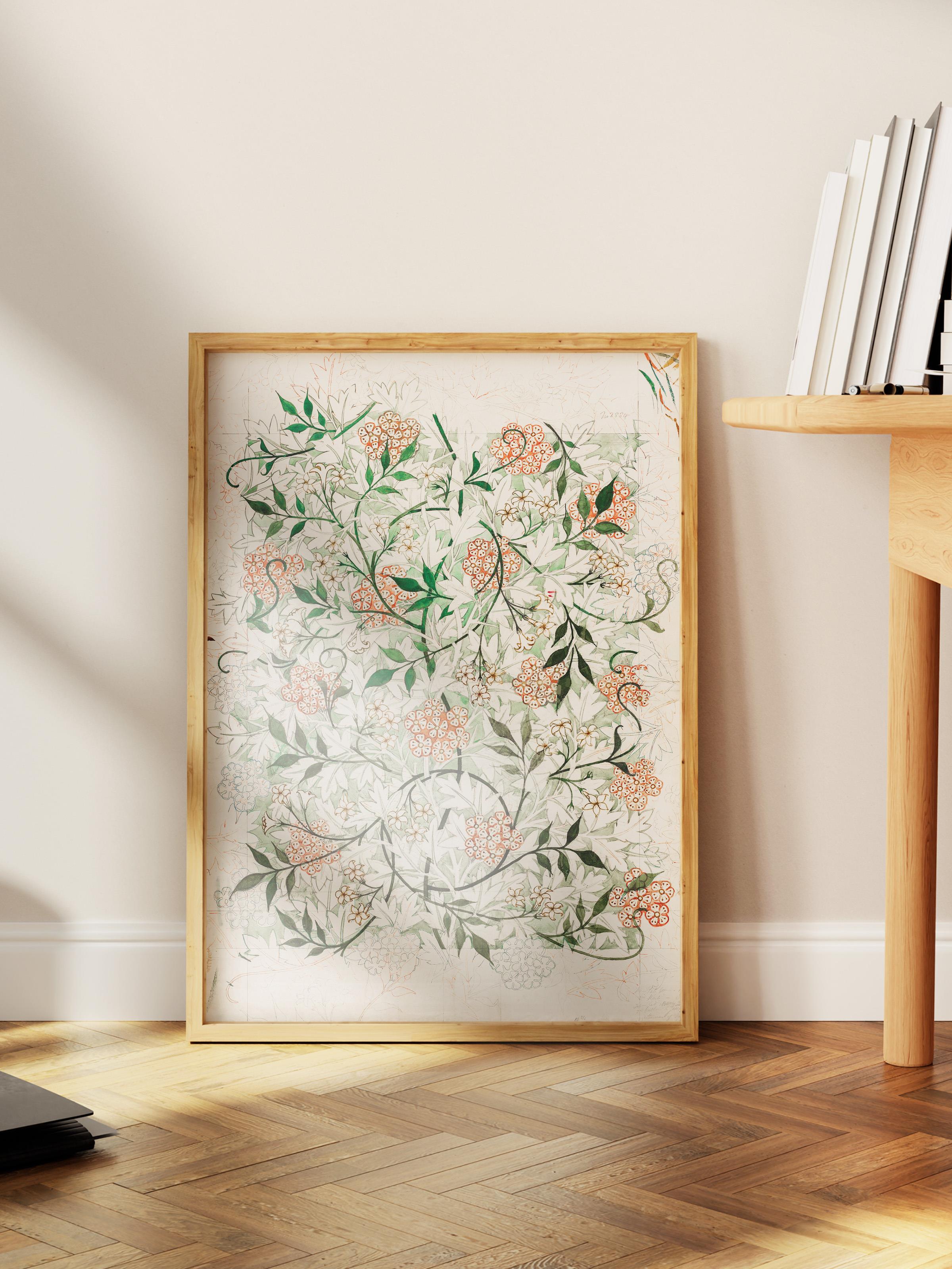 William Morris Poster No:6 Modern Sanat Poster - Sanat Dekor Serisi - Duvar Tablosu, HD Baskı