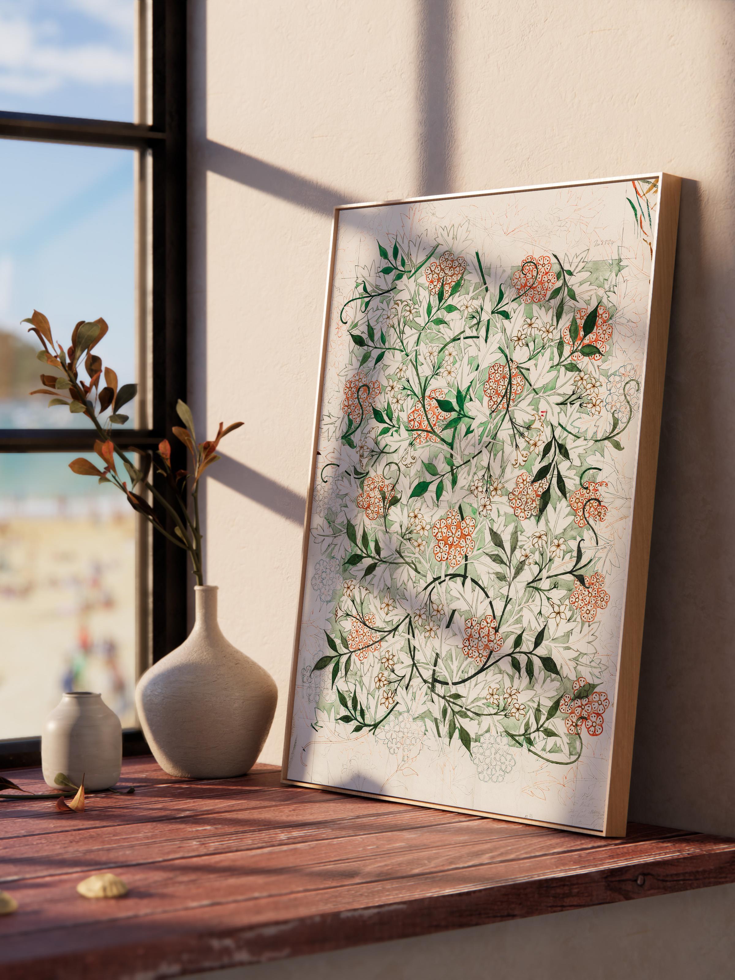 William Morris Poster No:6 Modern Sanat Poster - Sanat Dekor Serisi - Duvar Tablosu, HD Baskı
