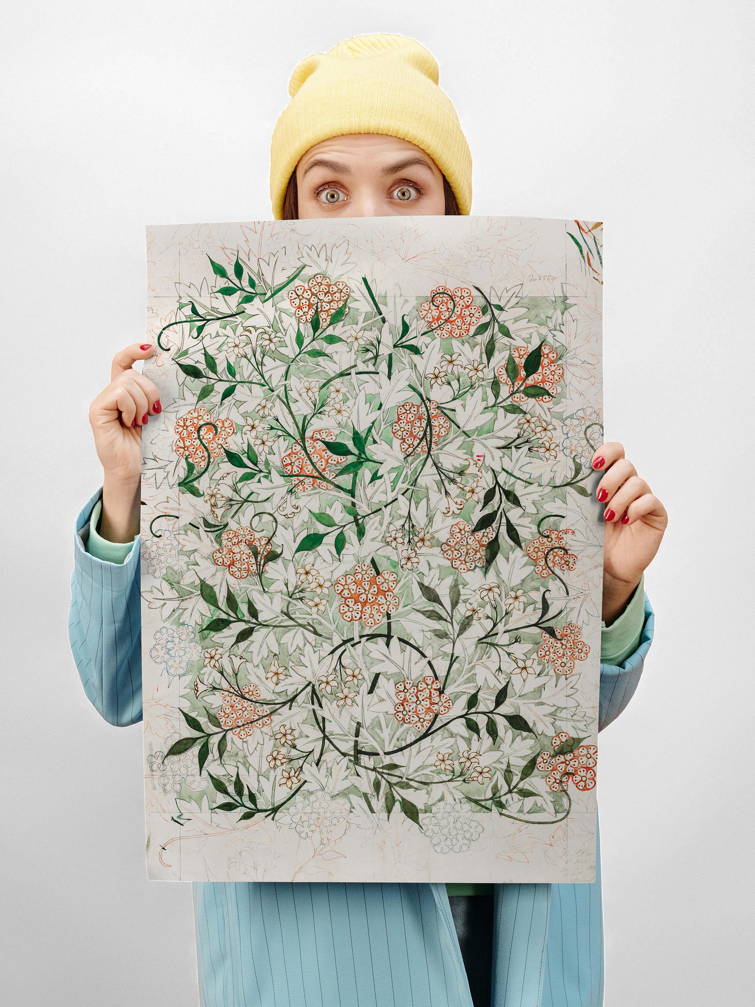 William Morris Poster No:6 Modern Sanat Poster - Sanat Dekor Serisi - Duvar Tablosu, HD Baskı