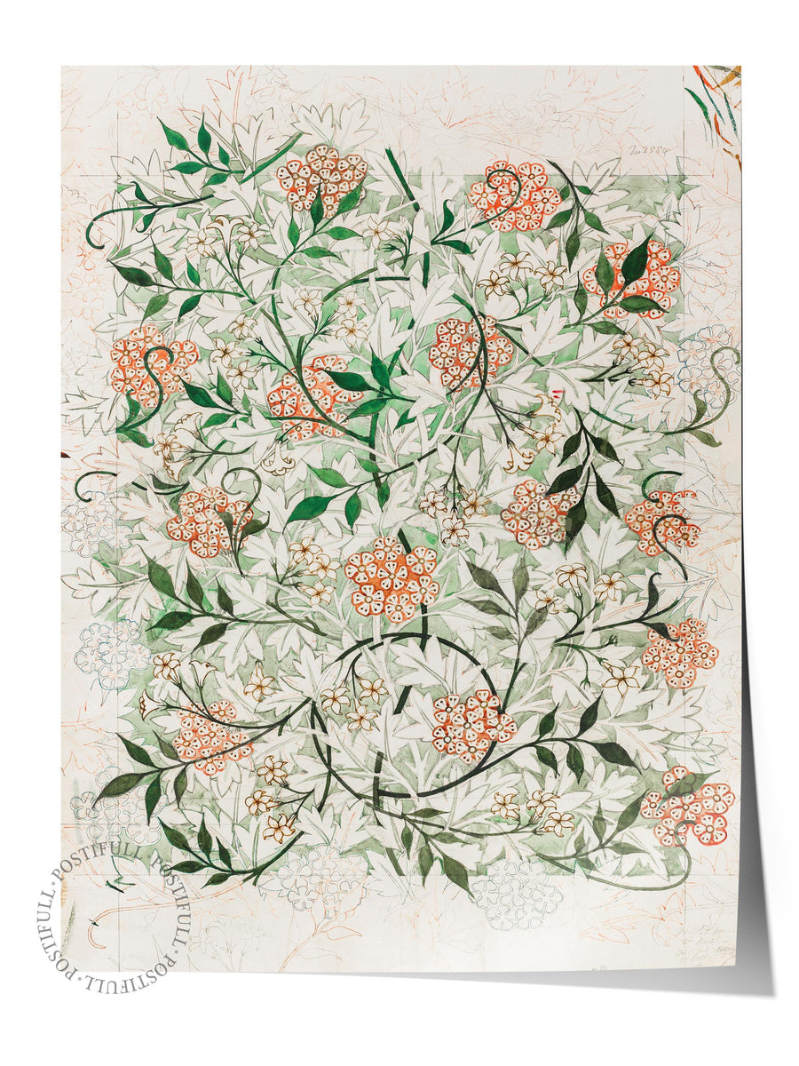 William Morris Poster No:6 Modern Sanat Poster - Sanat Dekor Serisi - Duvar Tablosu, HD Baskı