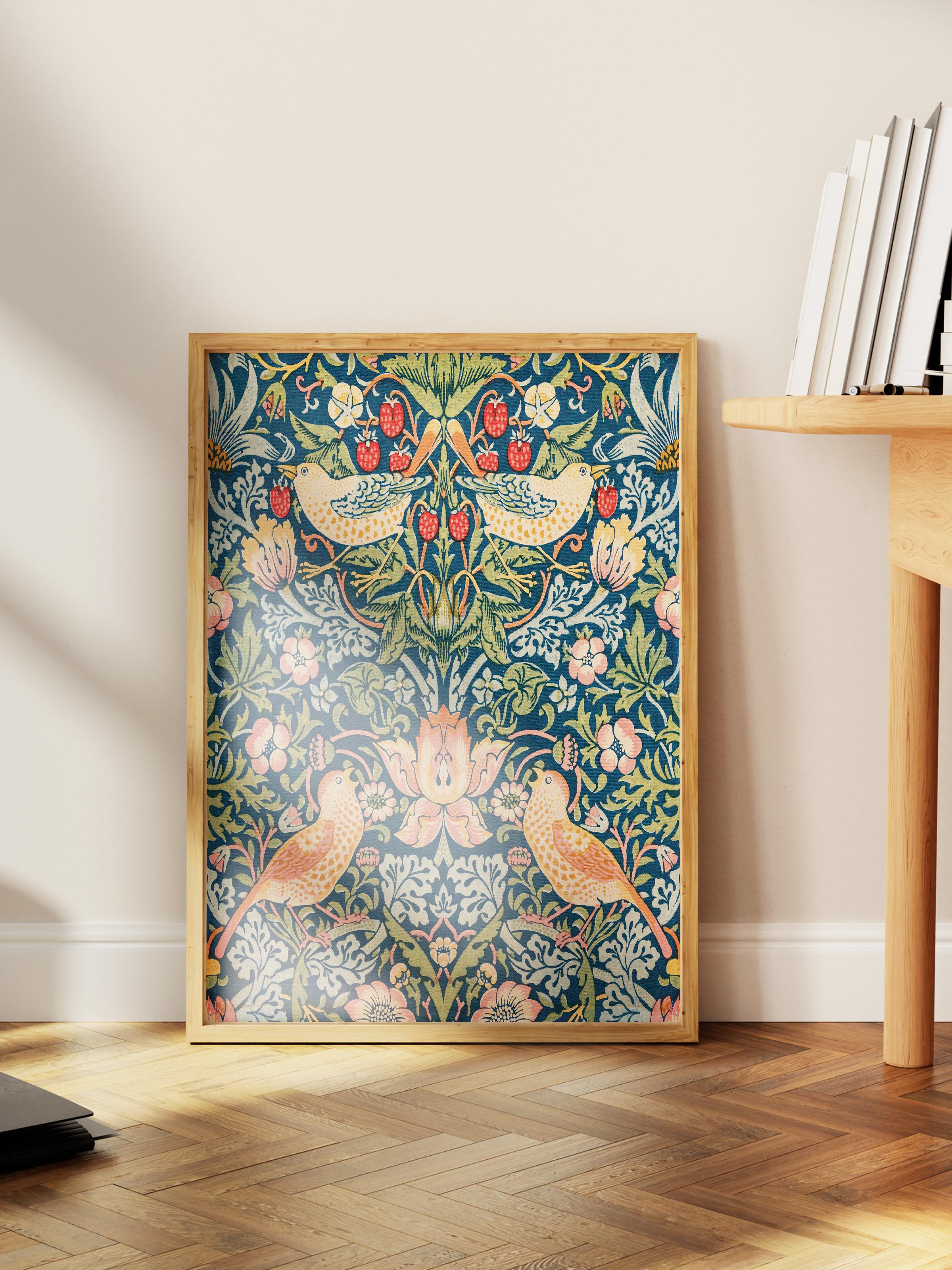 William Morris Poster No:7 Modern Sanat Poster - Sanat Dekor Serisi - Duvar Tablosu, HD Baskı