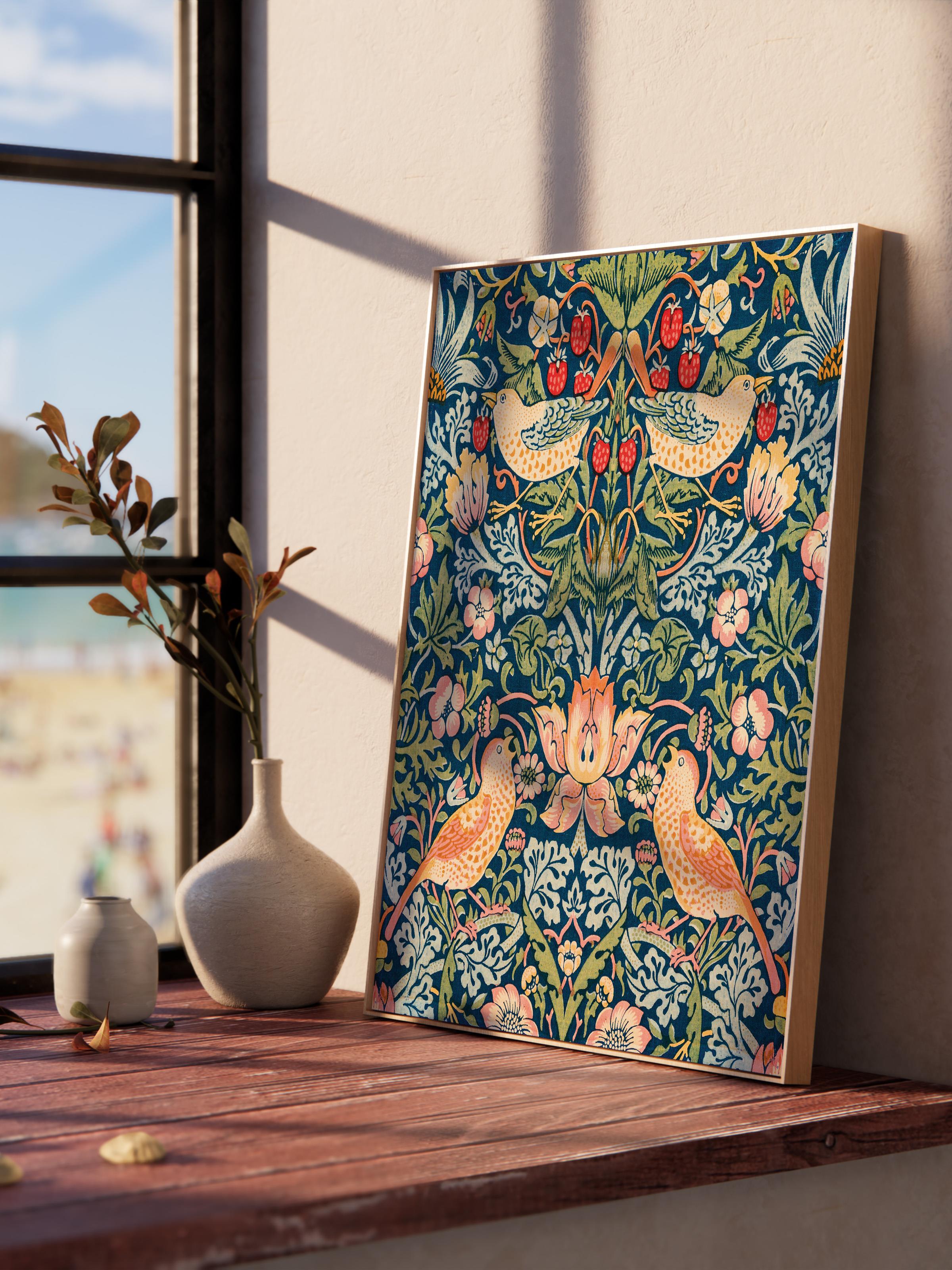 William Morris Poster No:7 Modern Sanat Poster - Sanat Dekor Serisi - Duvar Tablosu, HD Baskı