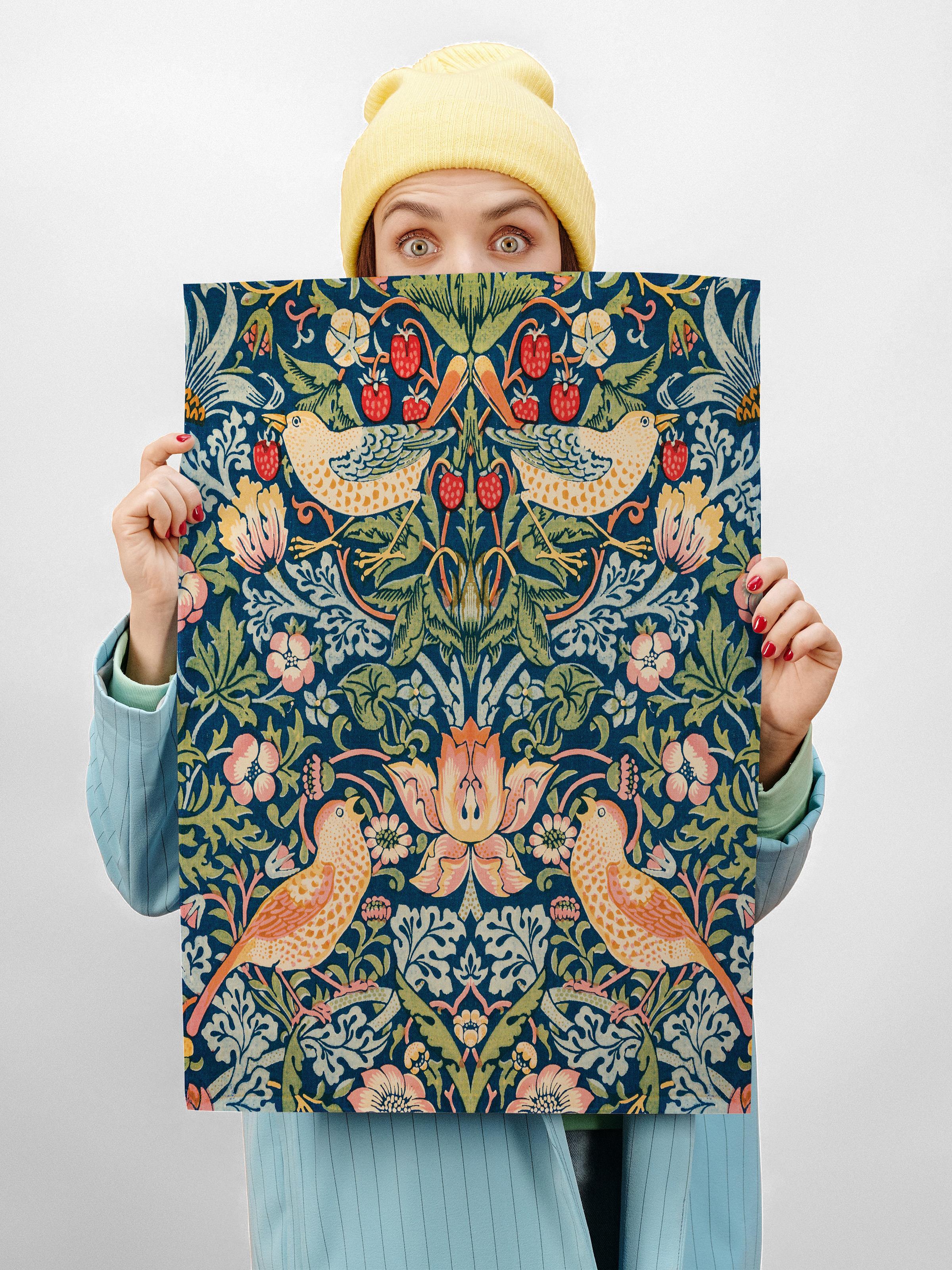 William Morris Poster No:7 Modern Sanat Poster - Sanat Dekor Serisi - Duvar Tablosu, HD Baskı