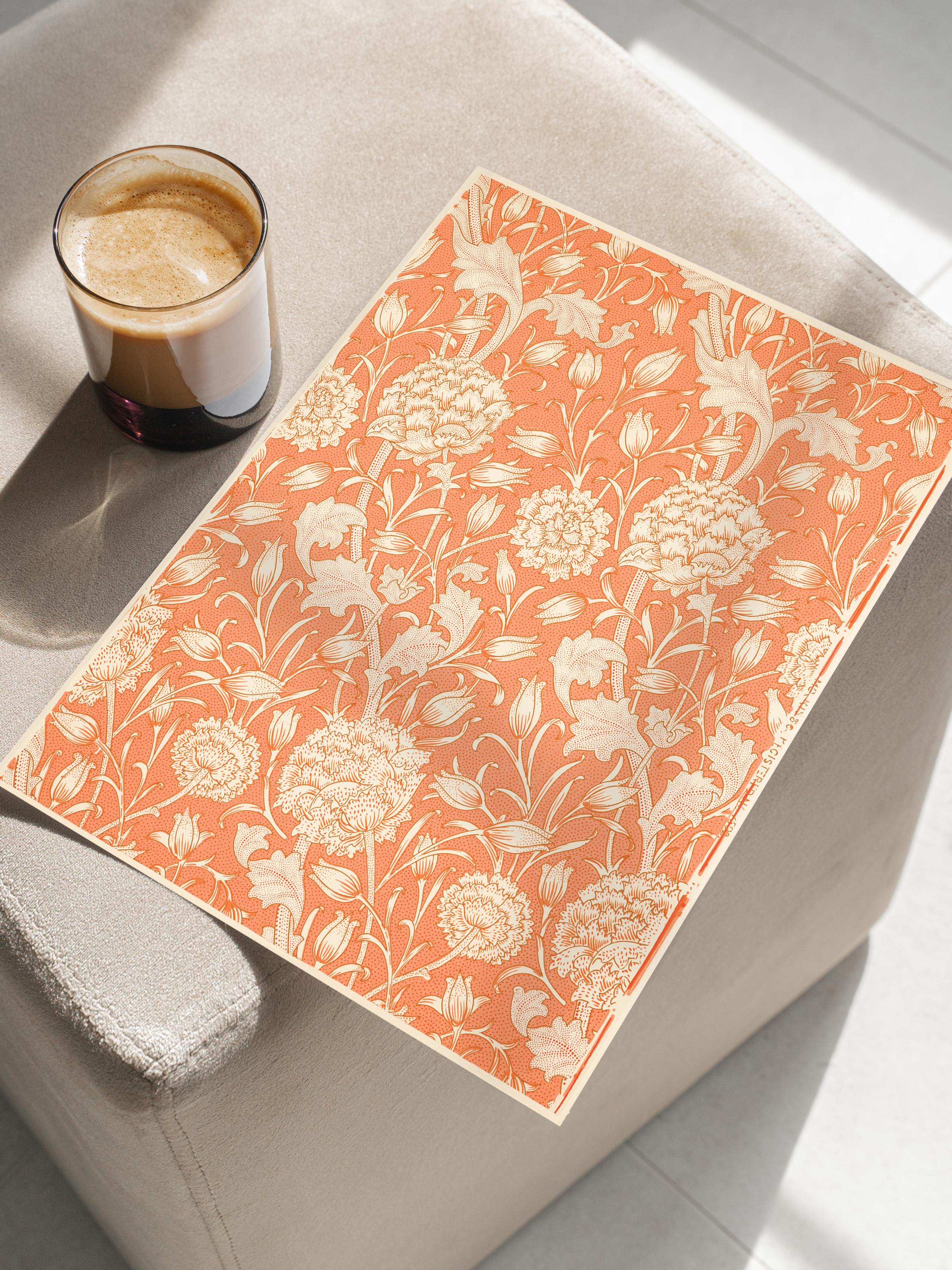 William Morris Poster No:8 Modern Sanat Poster - Sanat Dekor Serisi - Duvar Tablosu, HD Baskı