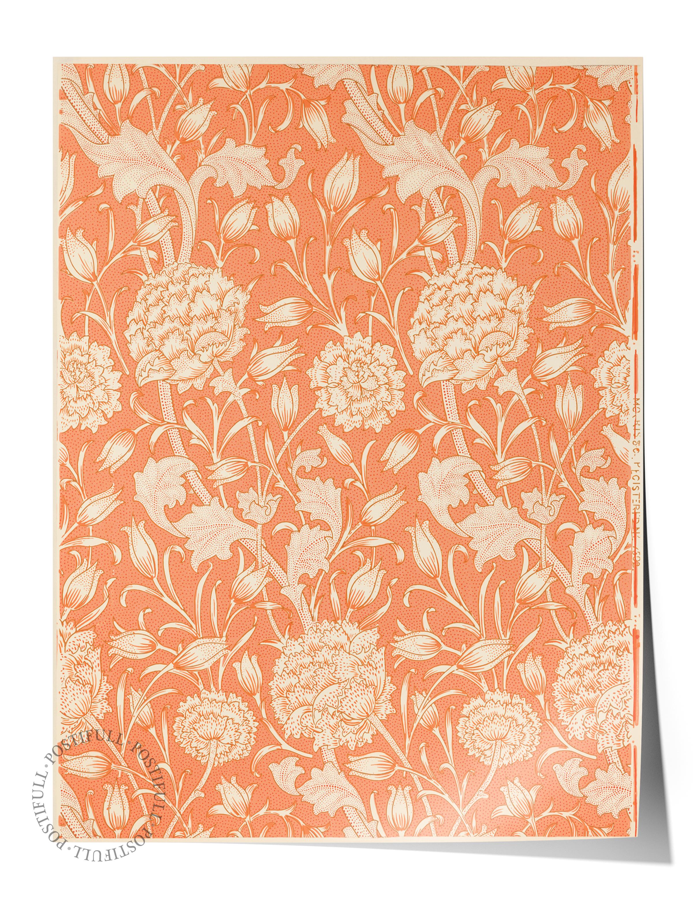 William Morris Poster No:8 Modern Sanat Poster - Sanat Dekor Serisi - Duvar Tablosu, HD Baskı
