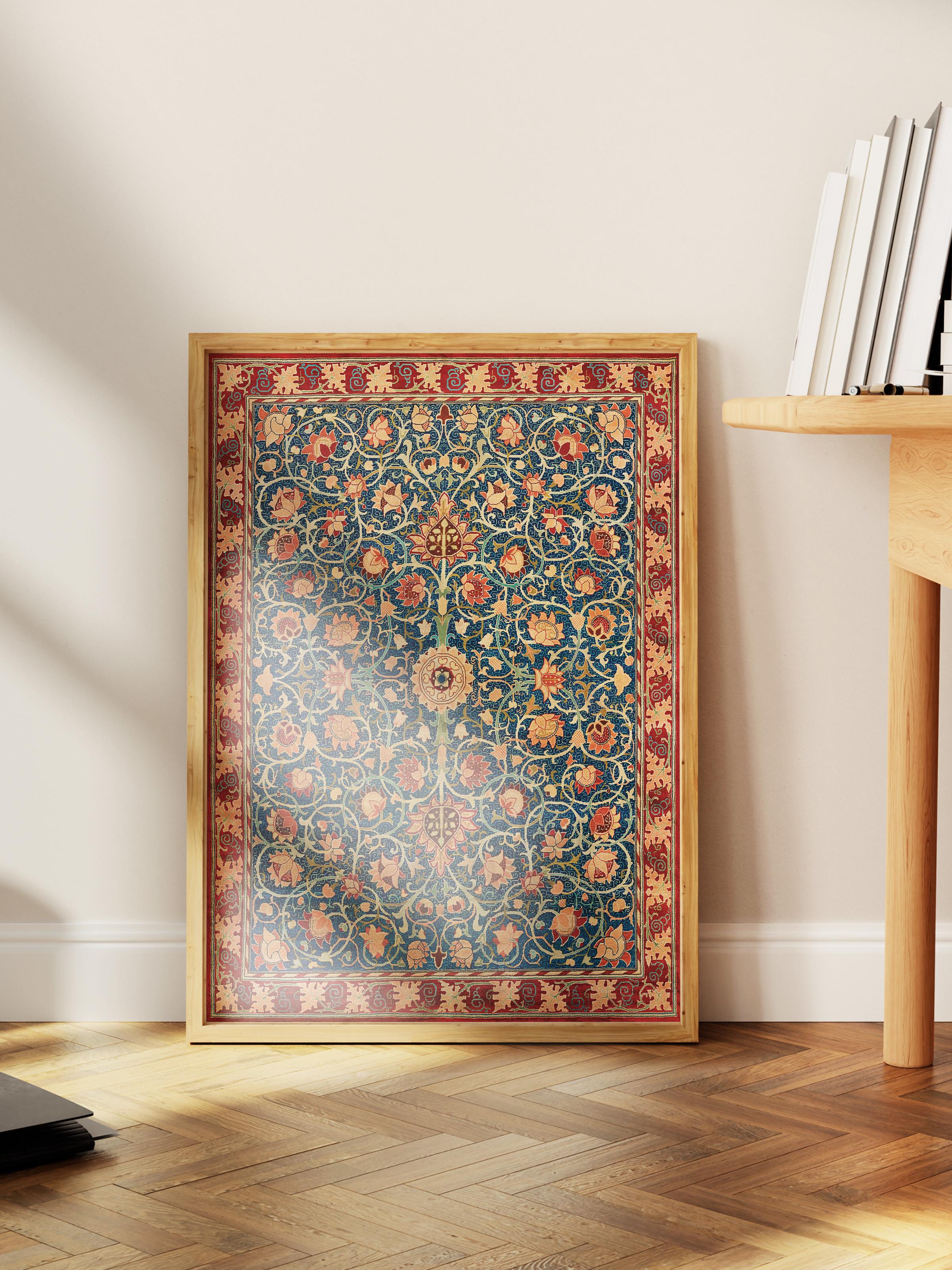 William Morris Poster No:9 Modern Sanat Poster - Sanat Dekor Serisi - Duvar Tablosu, HD Baskı