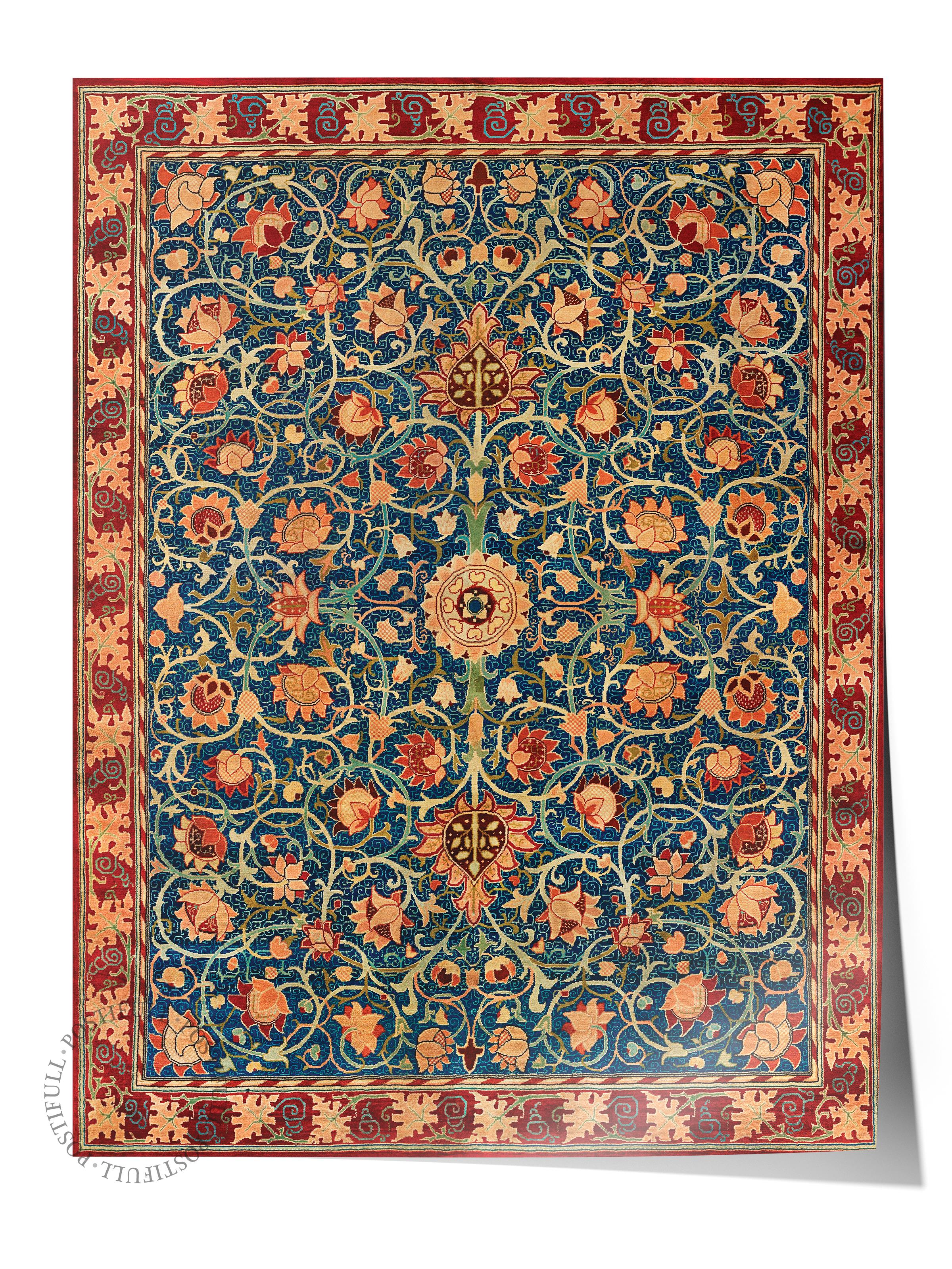 William Morris Poster No:9 Modern Sanat Poster - Sanat Dekor Serisi - Duvar Tablosu, HD Baskı