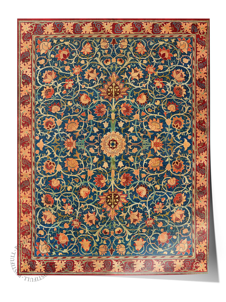 William Morris Poster No:9 Modern Sanat Poster - Sanat Dekor Serisi - Duvar Tablosu, HD Baskı