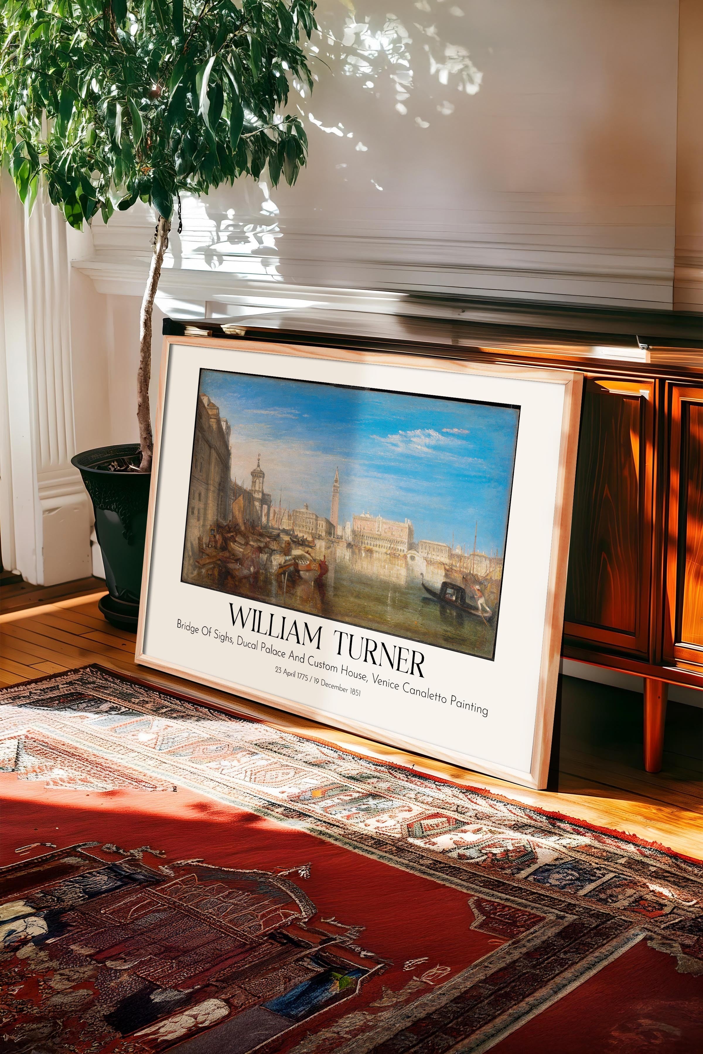 William Turner, Ahşap Çerçeveli Tablo, Sanat Serisi NO:112469
