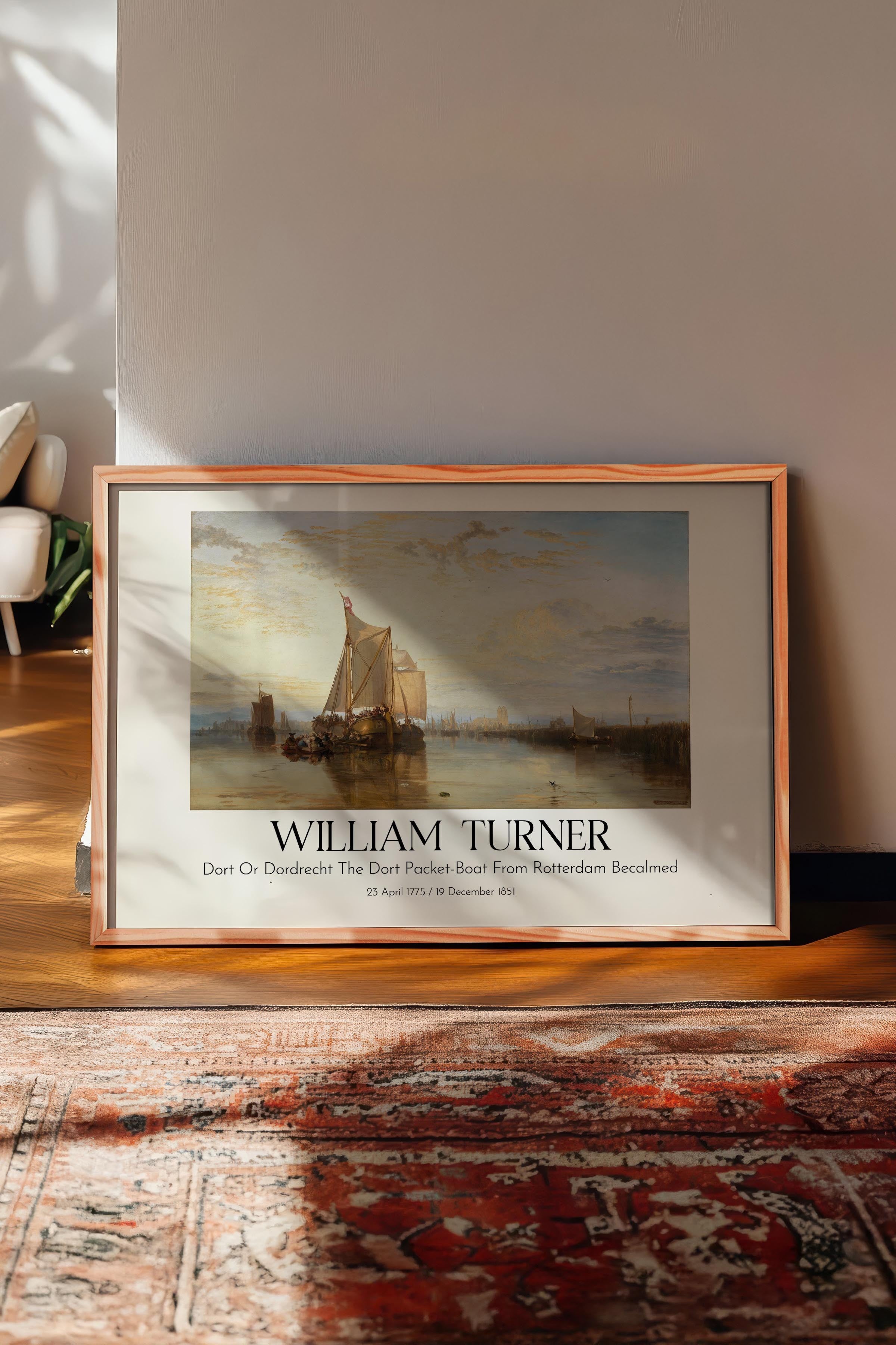 William Turner, Ahşap Çerçeveli Tablo, Sanat Serisi NO:112470