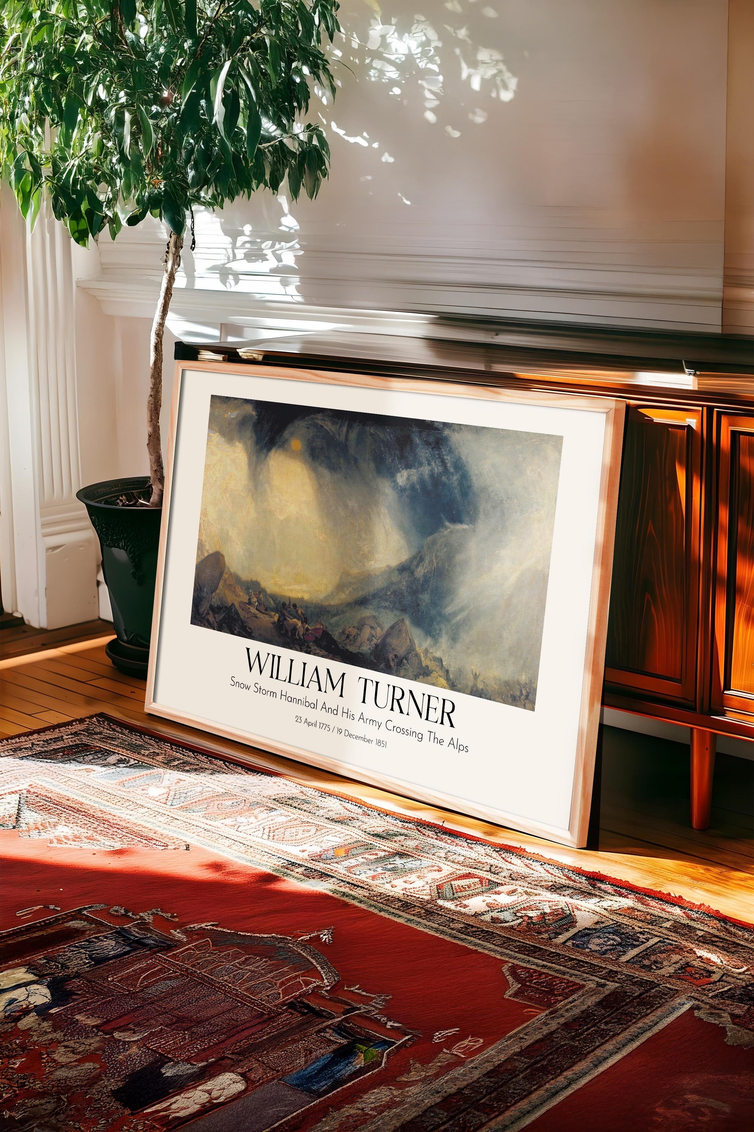 William Turner, Ahşap Çerçeveli Tablo, Sanat Serisi NO:112472