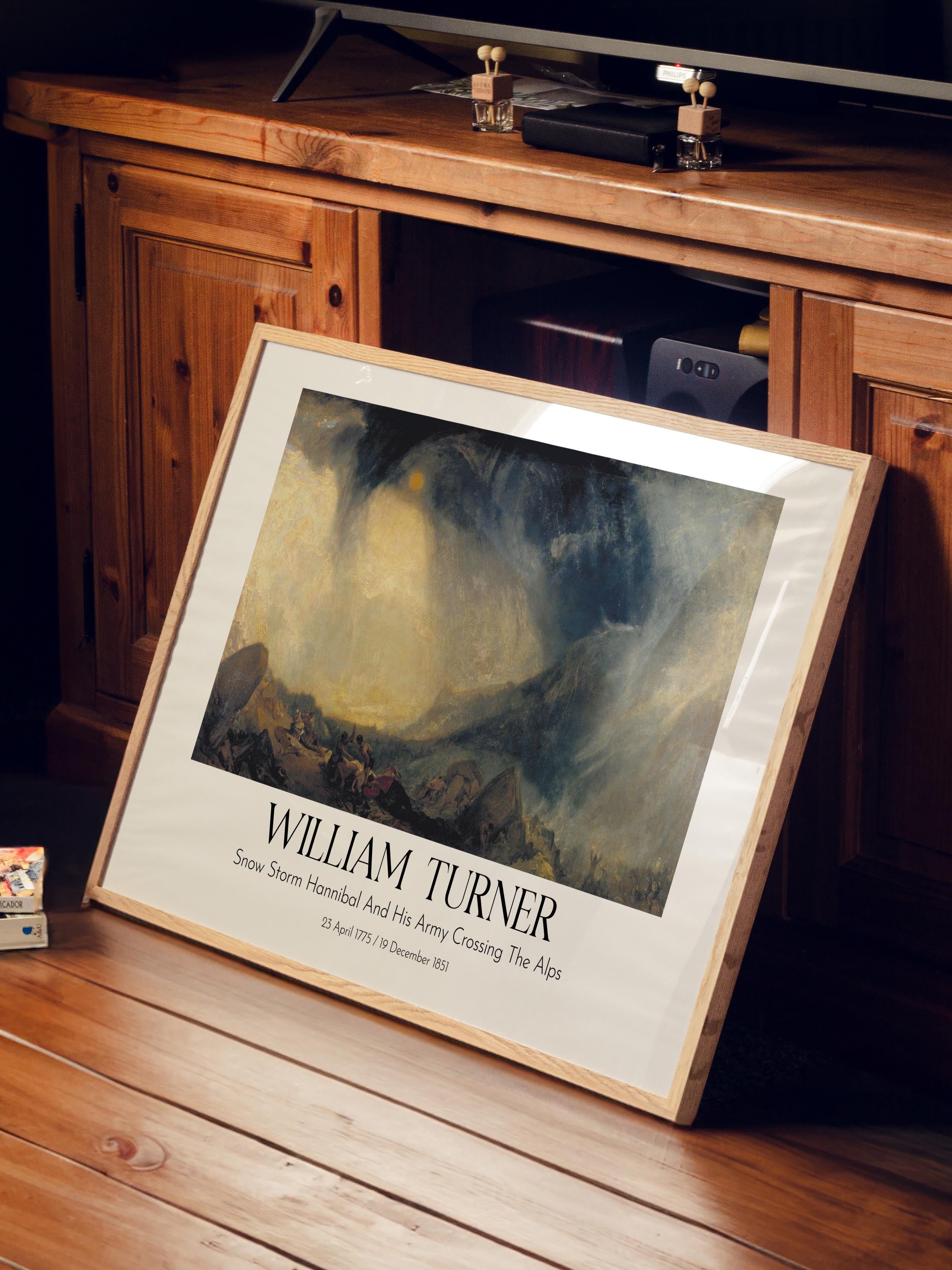 William Turner, Ahşap Çerçeveli Tablo, Sanat Serisi NO:112472