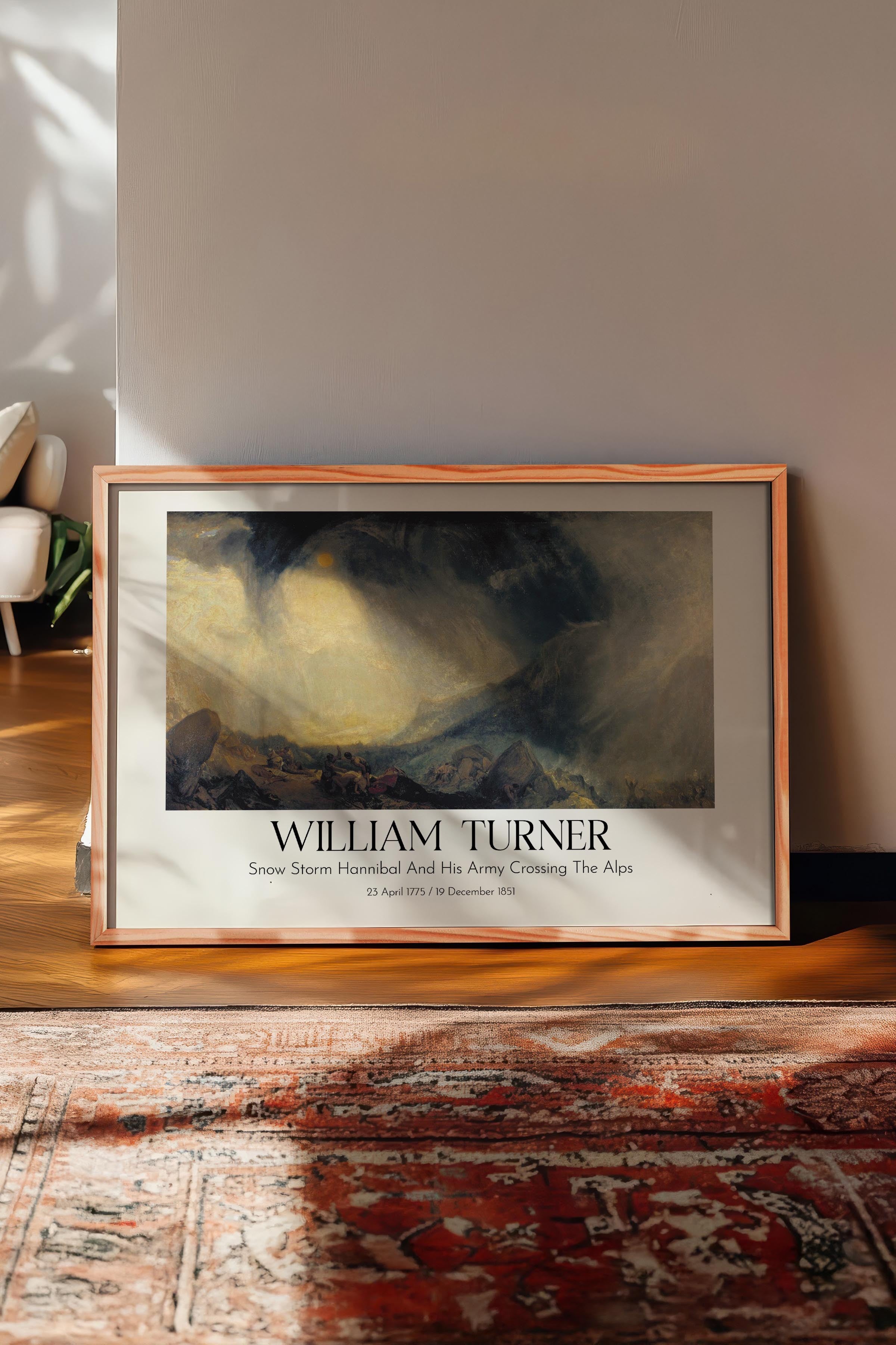 William Turner, Ahşap Çerçeveli Tablo, Sanat Serisi NO:112472