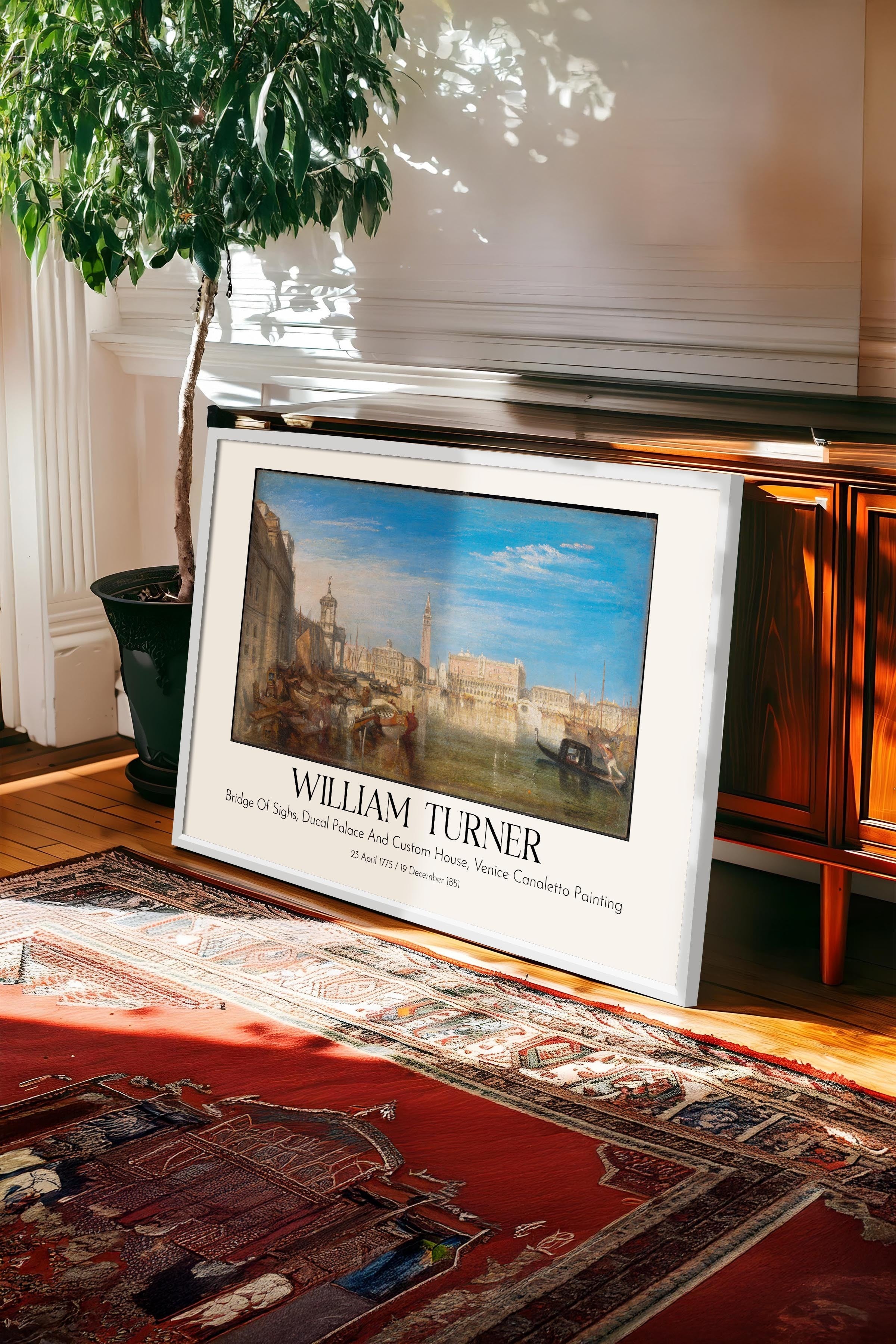 William Turner, Beyaz Çerçeveli Tablo, Sanat Serisi NO:112469