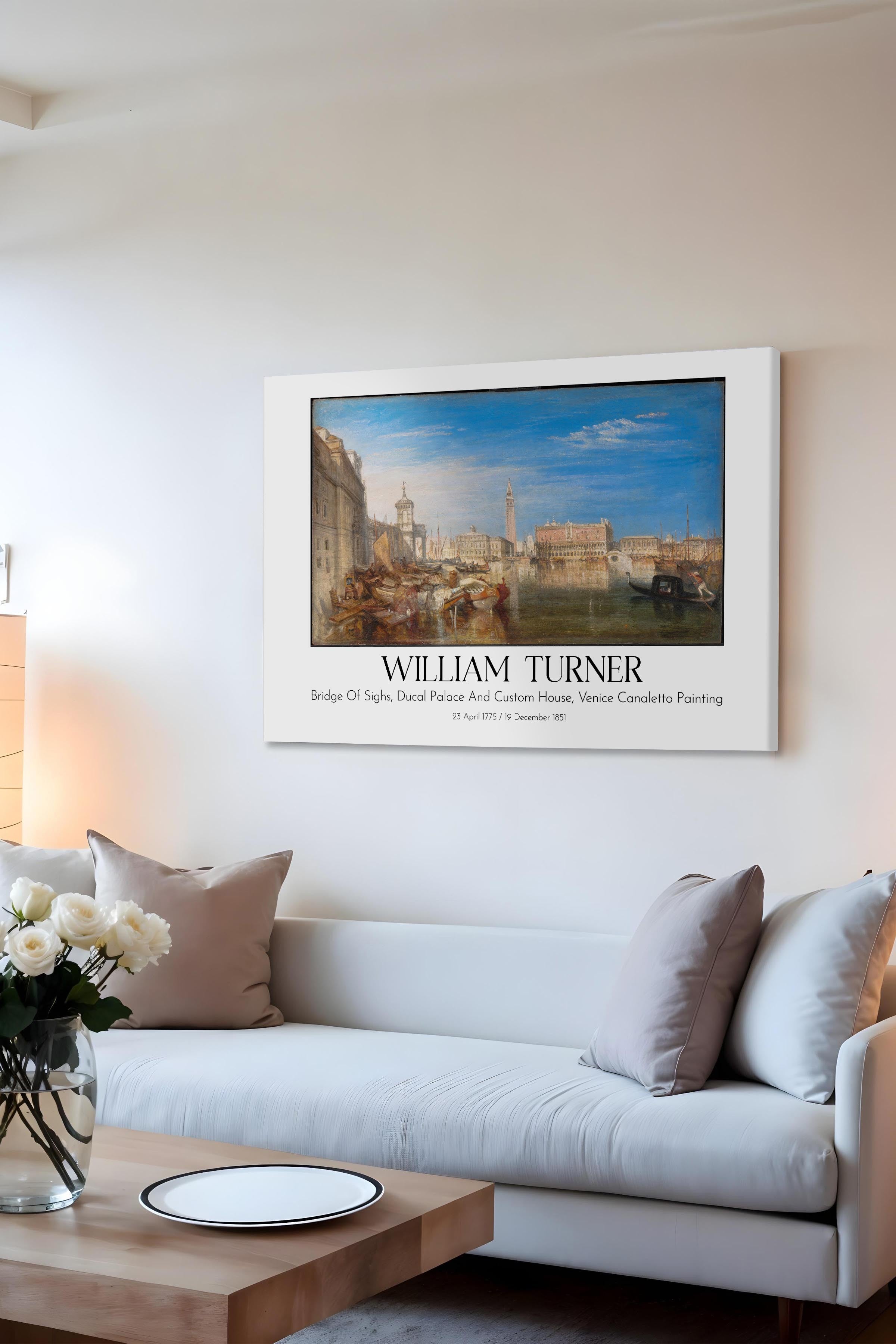 William Turner, Kanvas Tablo, Sanat Serisi NO:112469