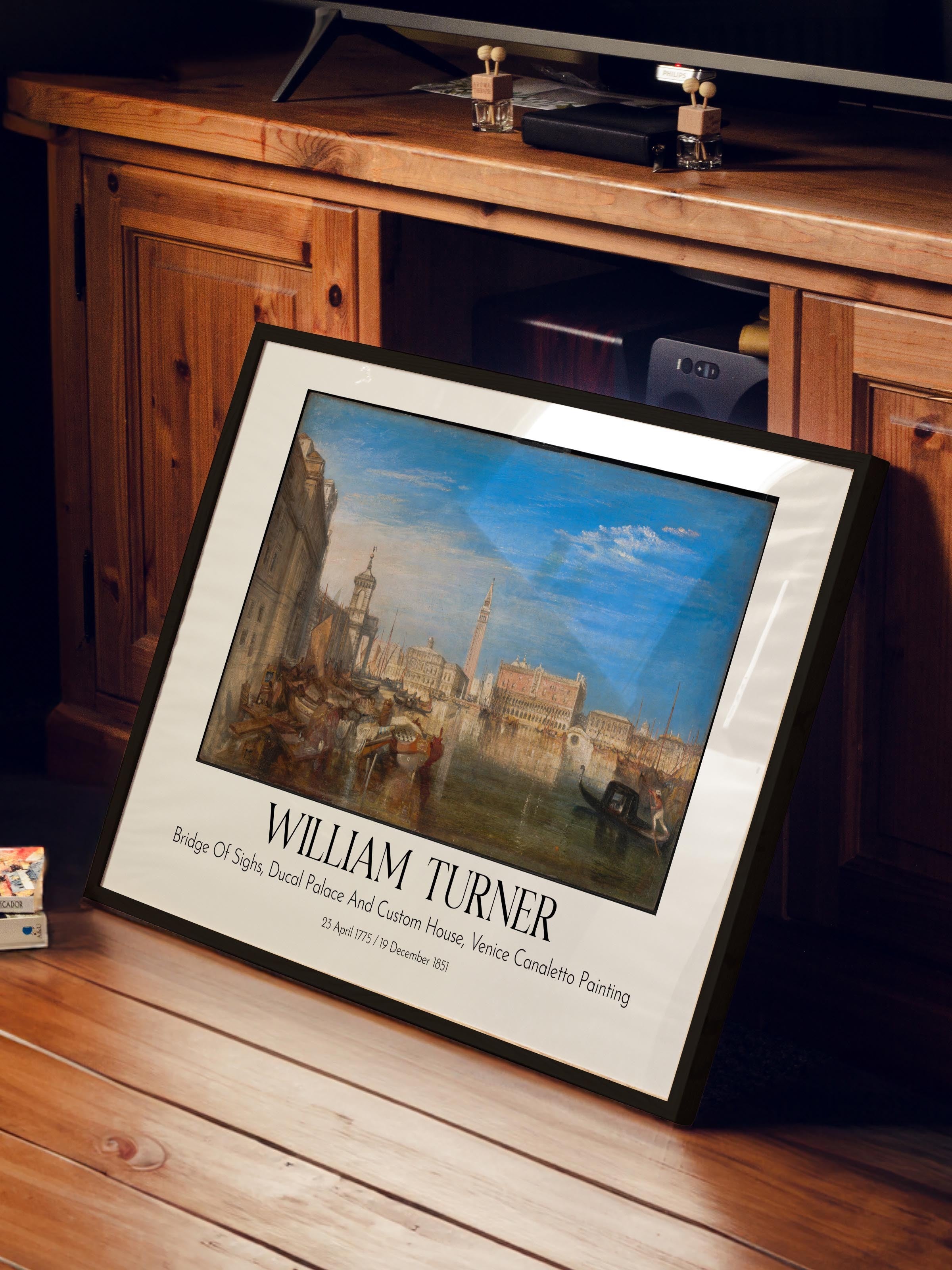 William Turner, Siyah Çerçeveli Tablo, Sanat Serisi NO:112469