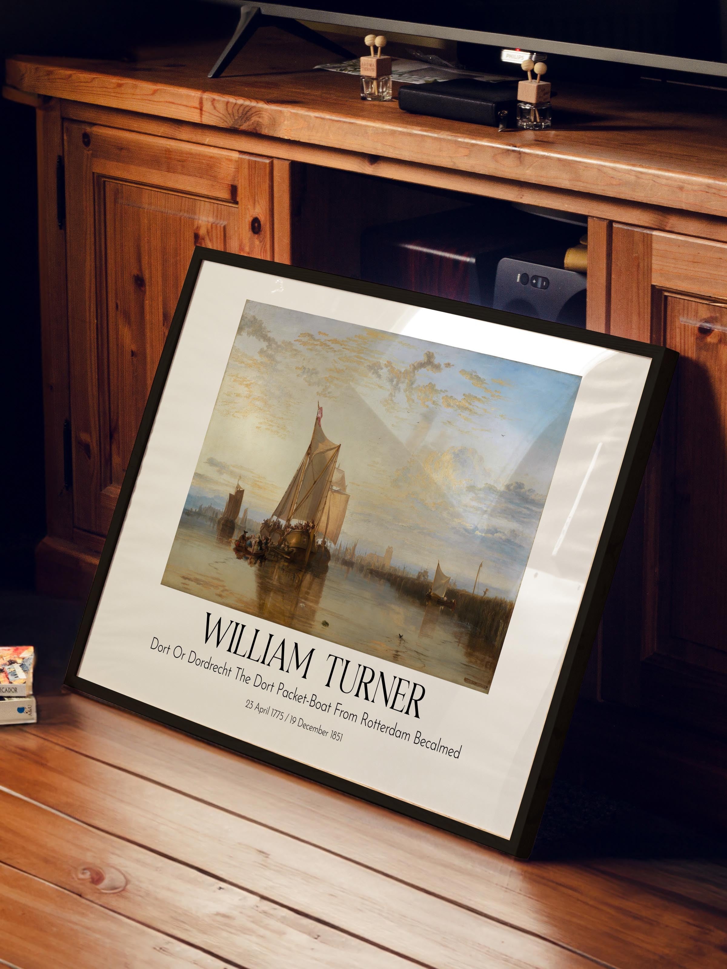 William Turner, Siyah Çerçeveli Tablo, Sanat Serisi NO:112470