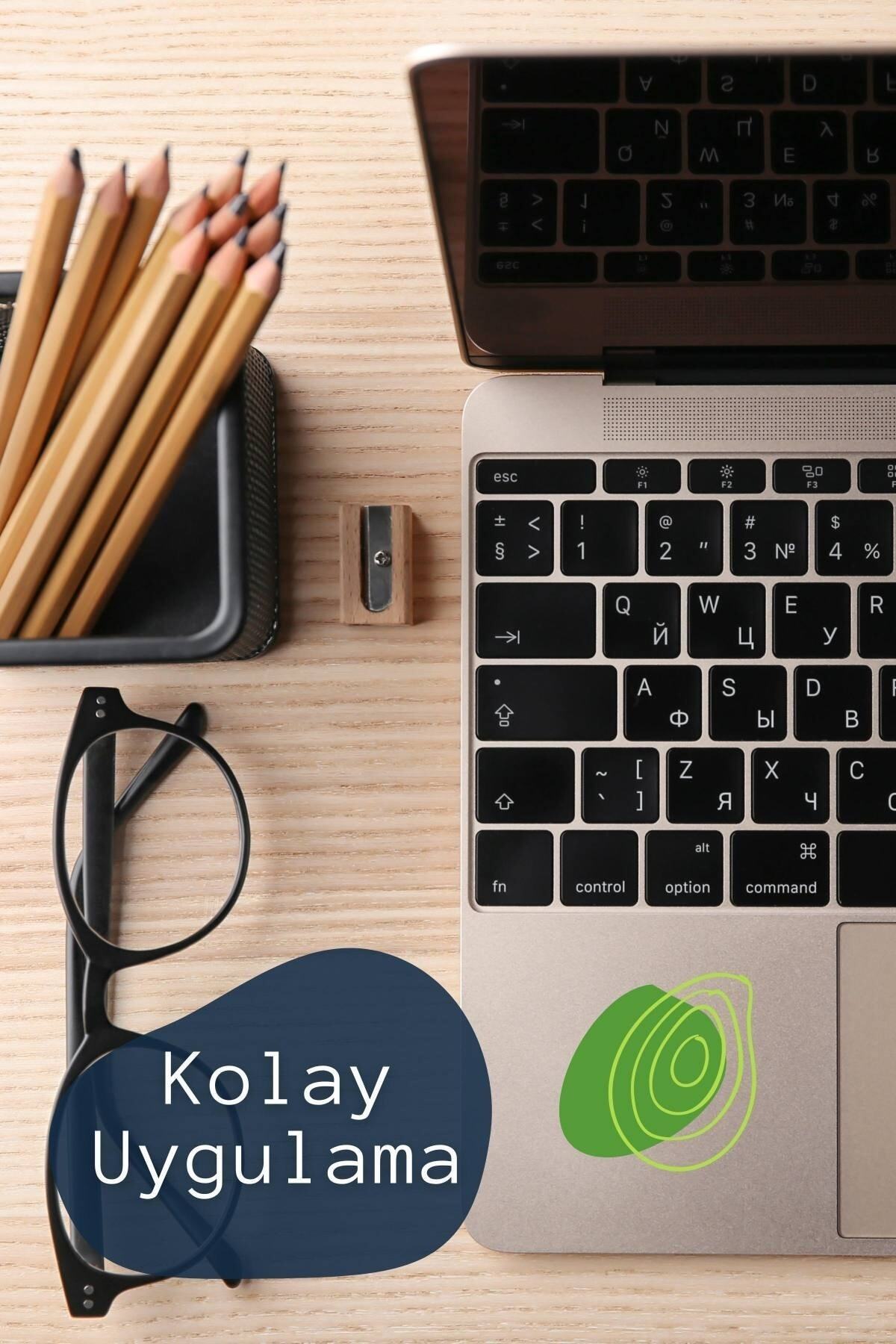 Yeşil Temalı Sticker Seti - 19 Adet Etiket Seti- Telefon, Tablet, Defter Laptop Uyumlu Etiket