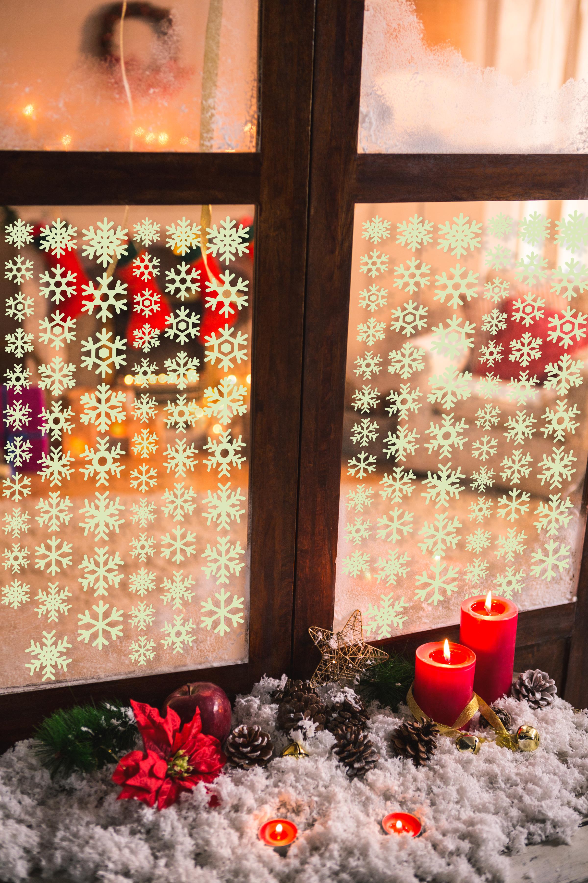 Yılbaşı Duvar Stickerı, Yılbaşı Süsü, Yılbaşı Dekoru, Yapışkanlı Duvar Stickerı, Yılbaşı Dekorasyon