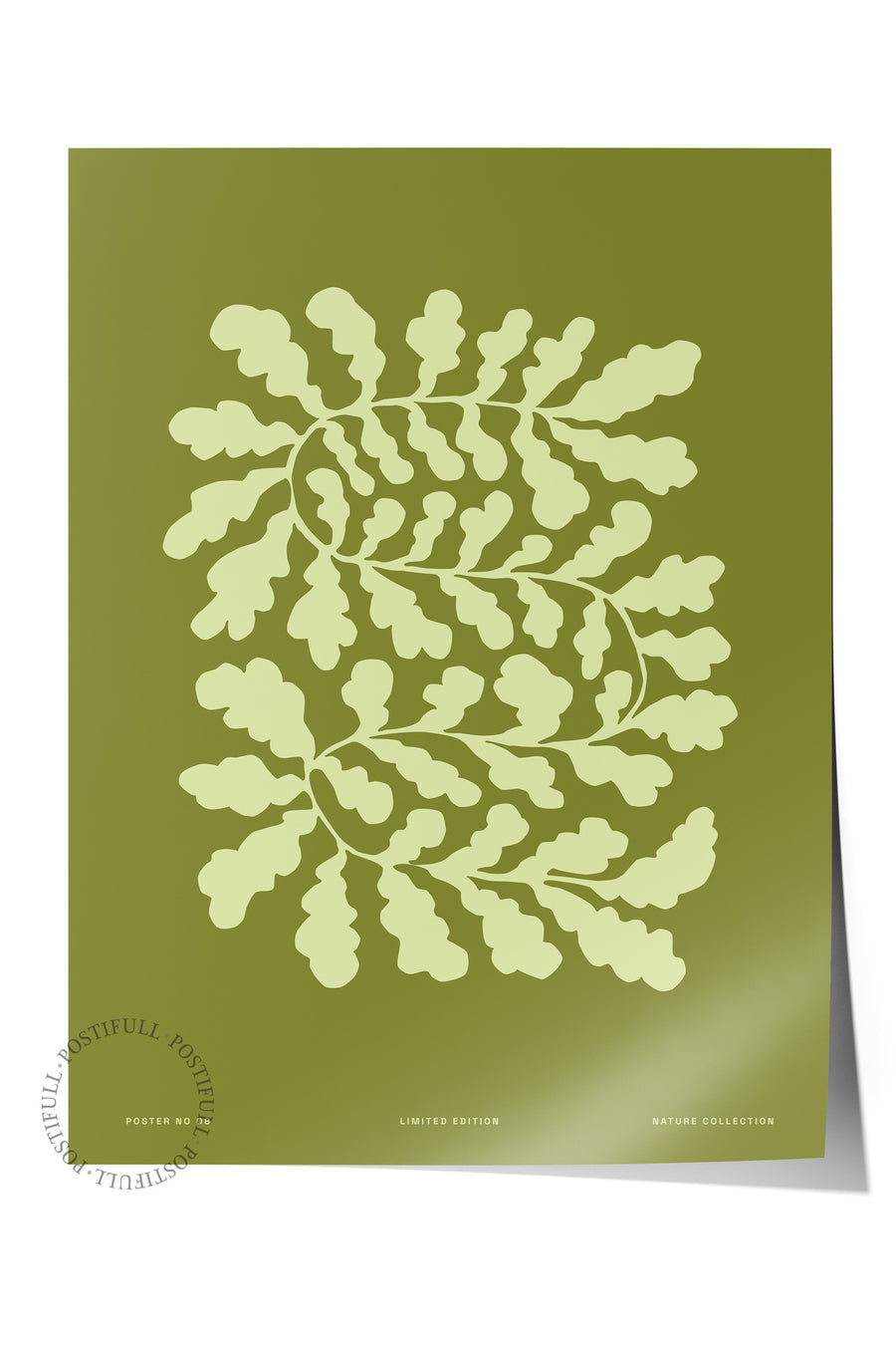 Bitki Deseni Çerçevesiz Poster