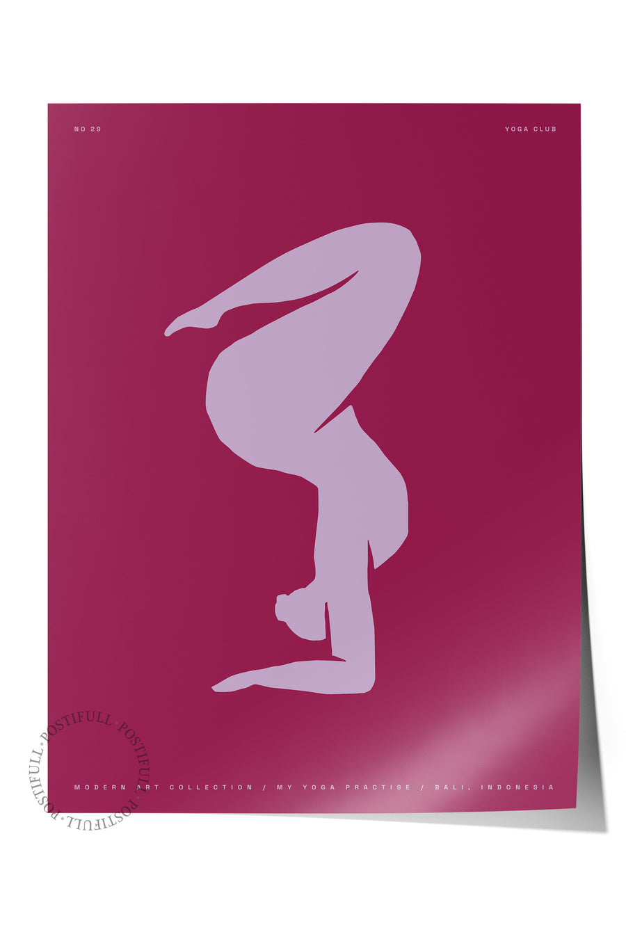 Yoga Club Çerçevesiz Poster