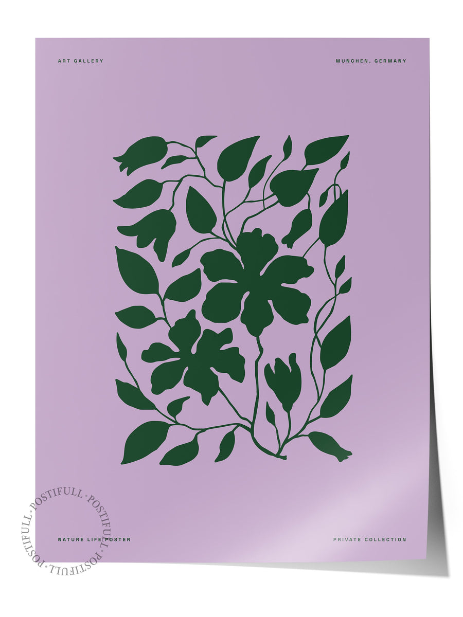 Farklı Tonlarda Nature Life Çerçevesiz Poster