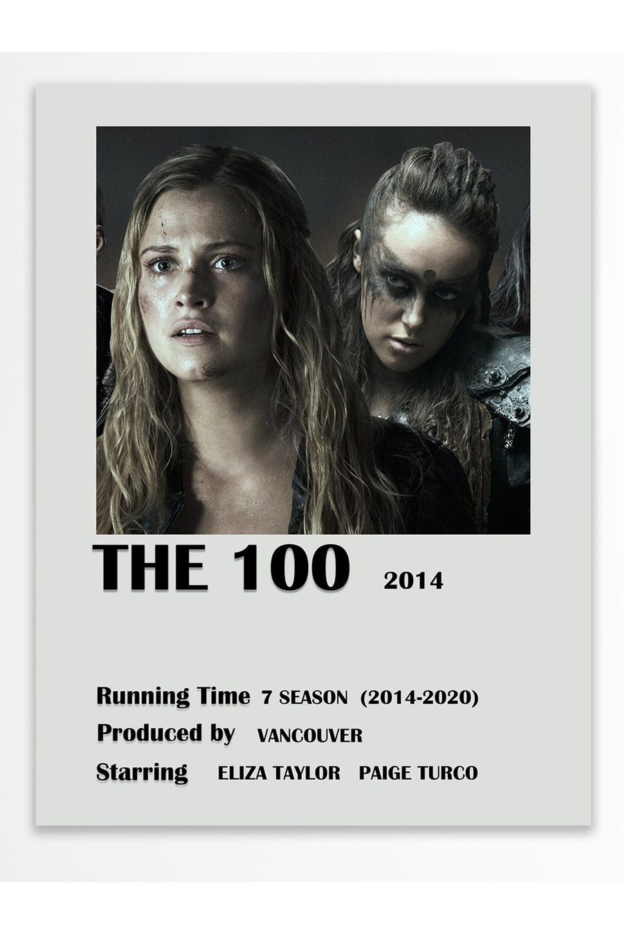 THE 100 Film Çerçevesiz Poster