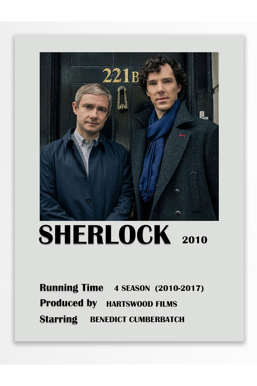 SHERLOCK Film Çerçevesiz Poster