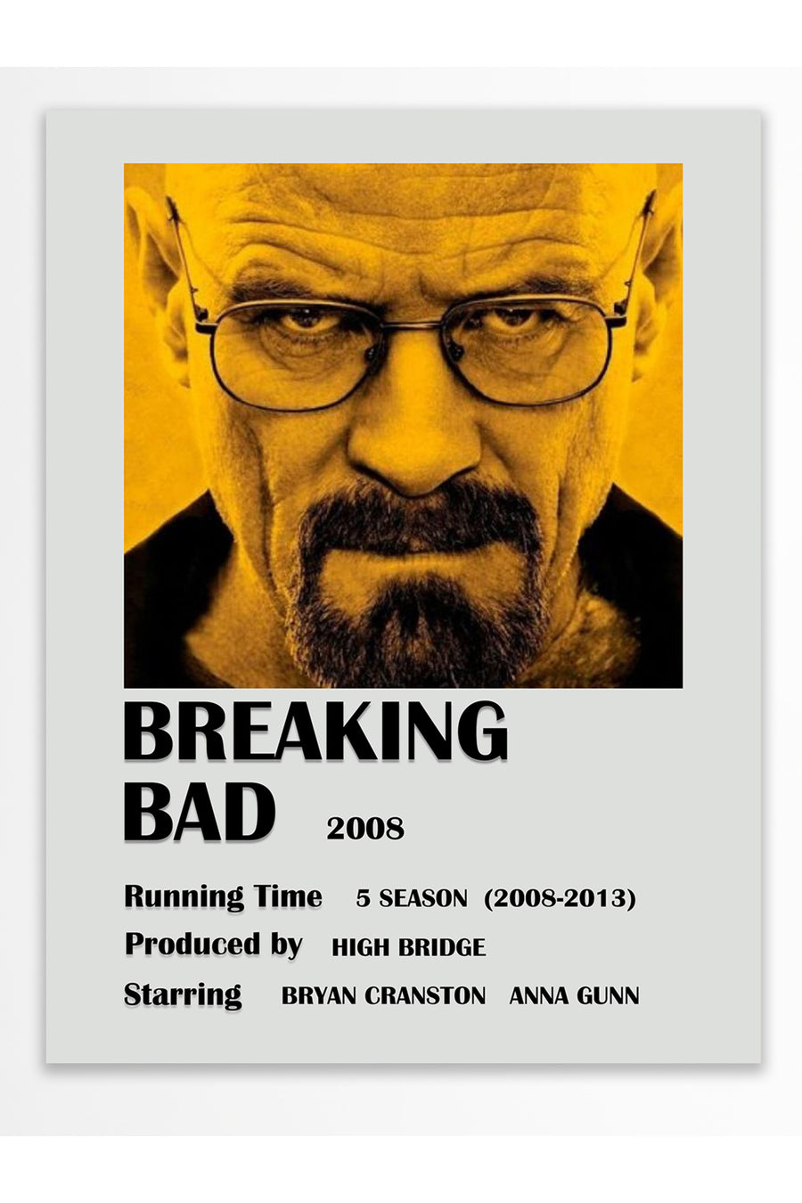 BREAKING BAD Film Çerçevesiz Poster