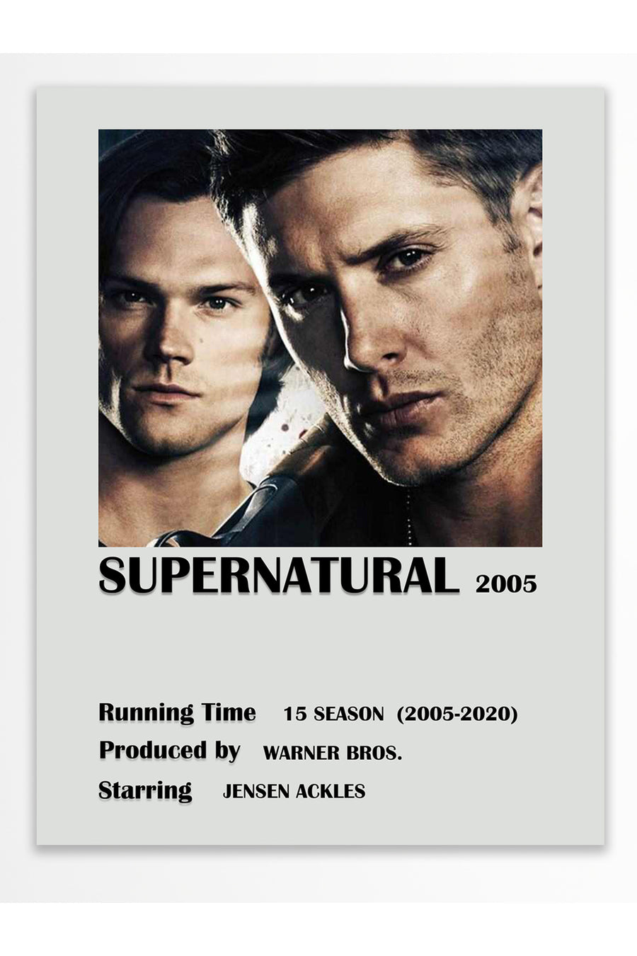 SUPERNATURAL 2005 Film Çerçevesiz Poster