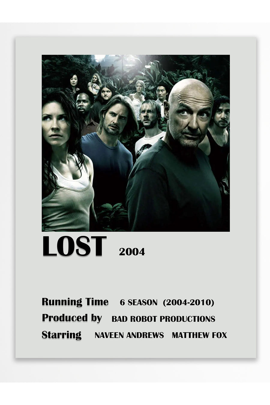 LOST Film Çerçevesiz Poster