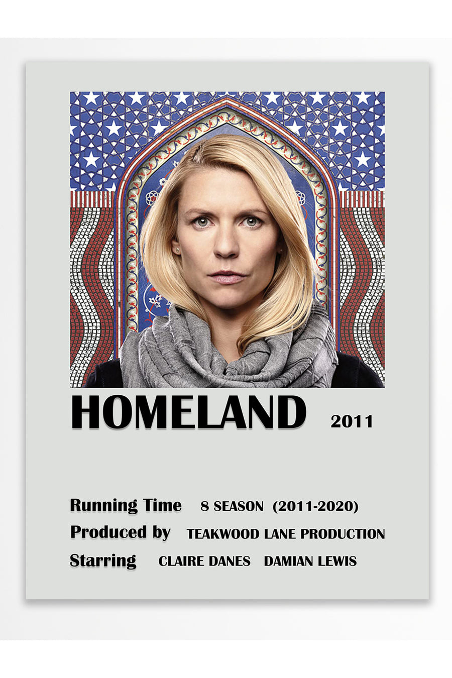 HOMELAND Film Çerçevesiz Poster