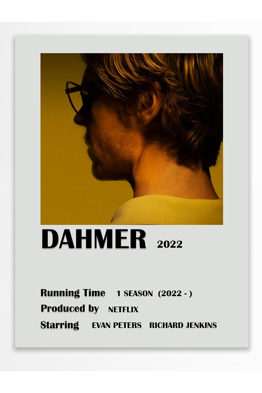 DAHMER 2022 Film Çerçevesiz Poster